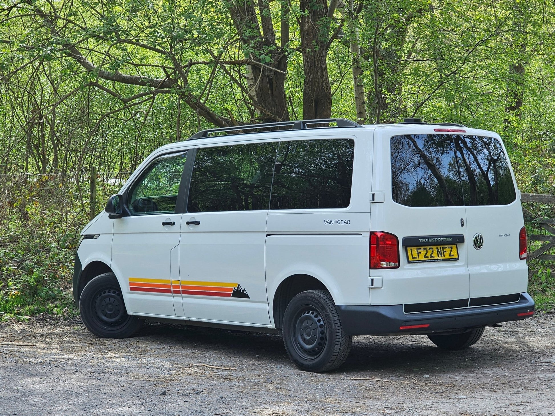 FOR SALE 2022 Volkswagen T6.1 Transporter - Vangear "FREERUNNER" campervan conversion (Full width bed - twin berth) - Vangear UK