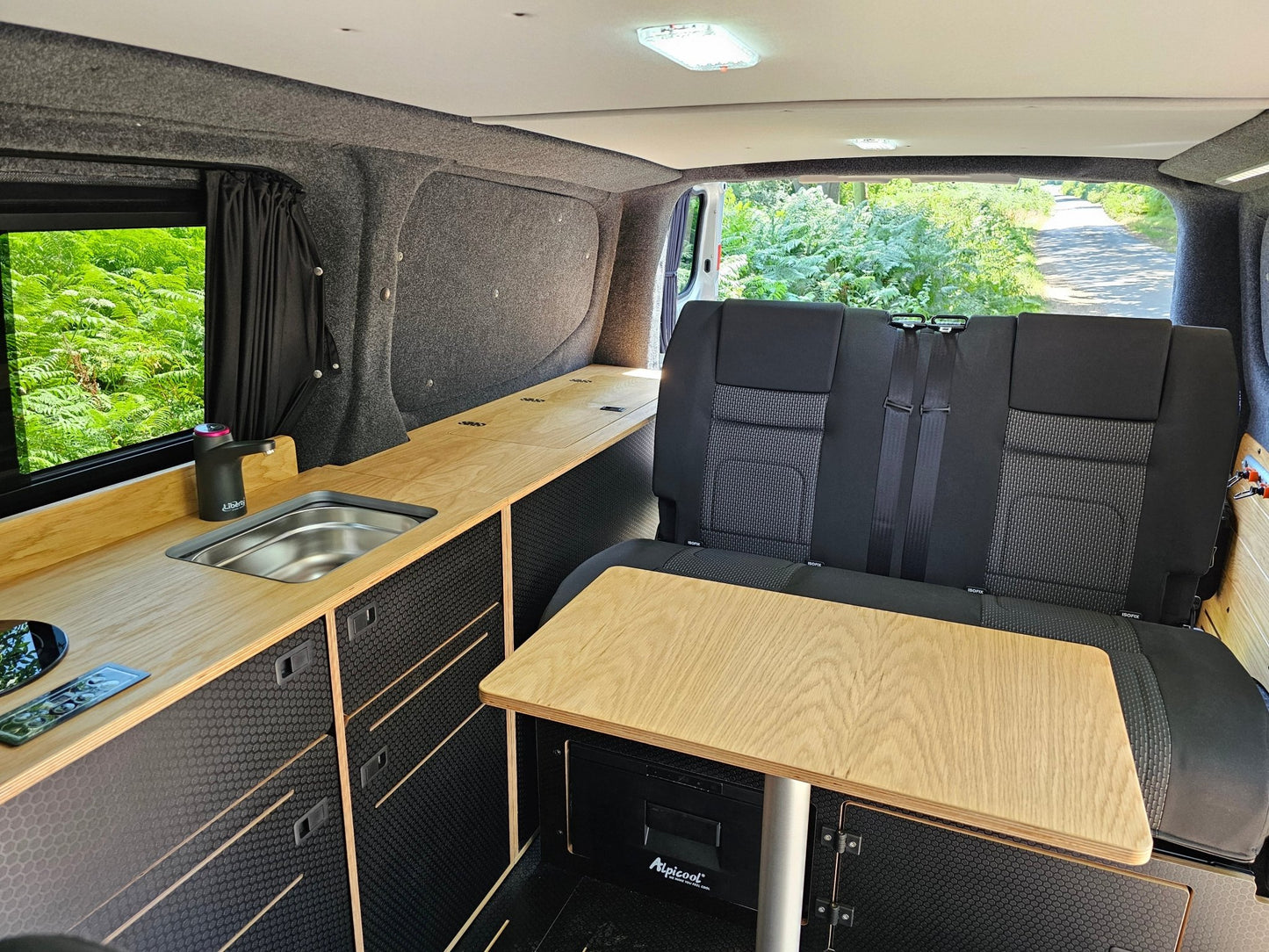 FOR SALE 2024 Ford Transit Custom with a Vangear "WOODY" campervan conversion - Vangear UK