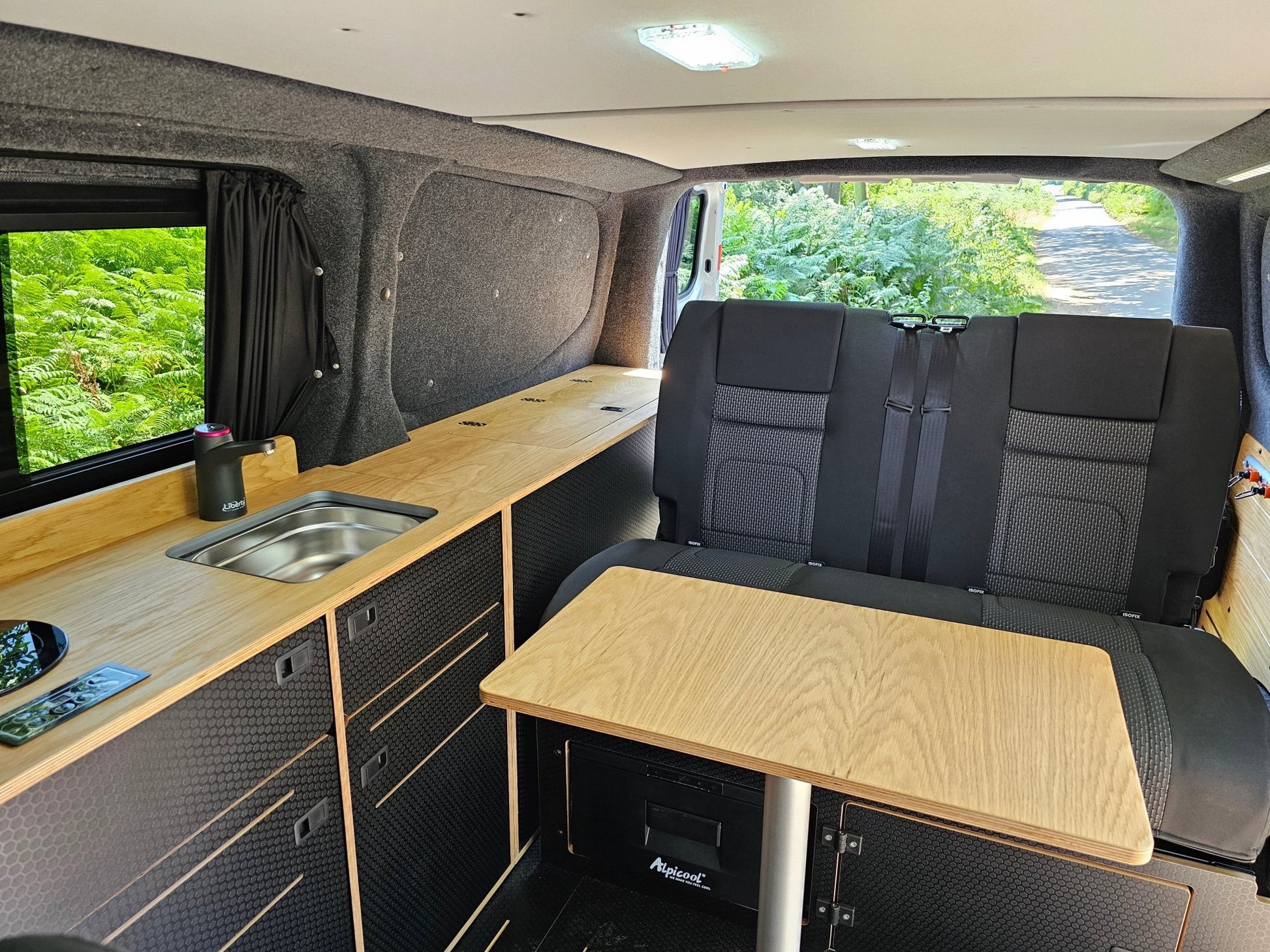 FOR SALE 2024 Ford Transit Custom with a Vangear "WOODY" campervan conversion - Vangear UK