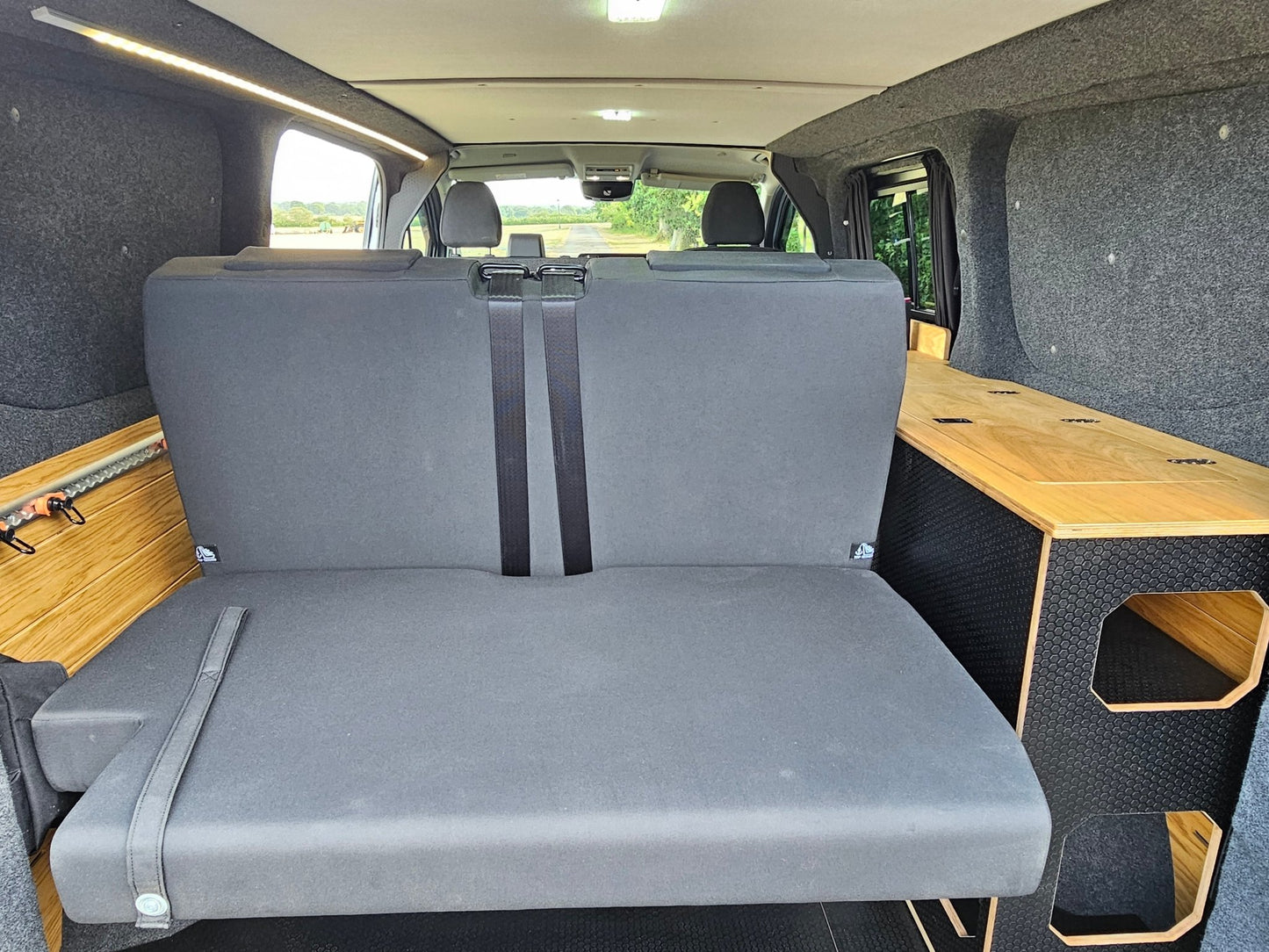 Ford Transit Custom with a Vangear "Woody" campervan conversion