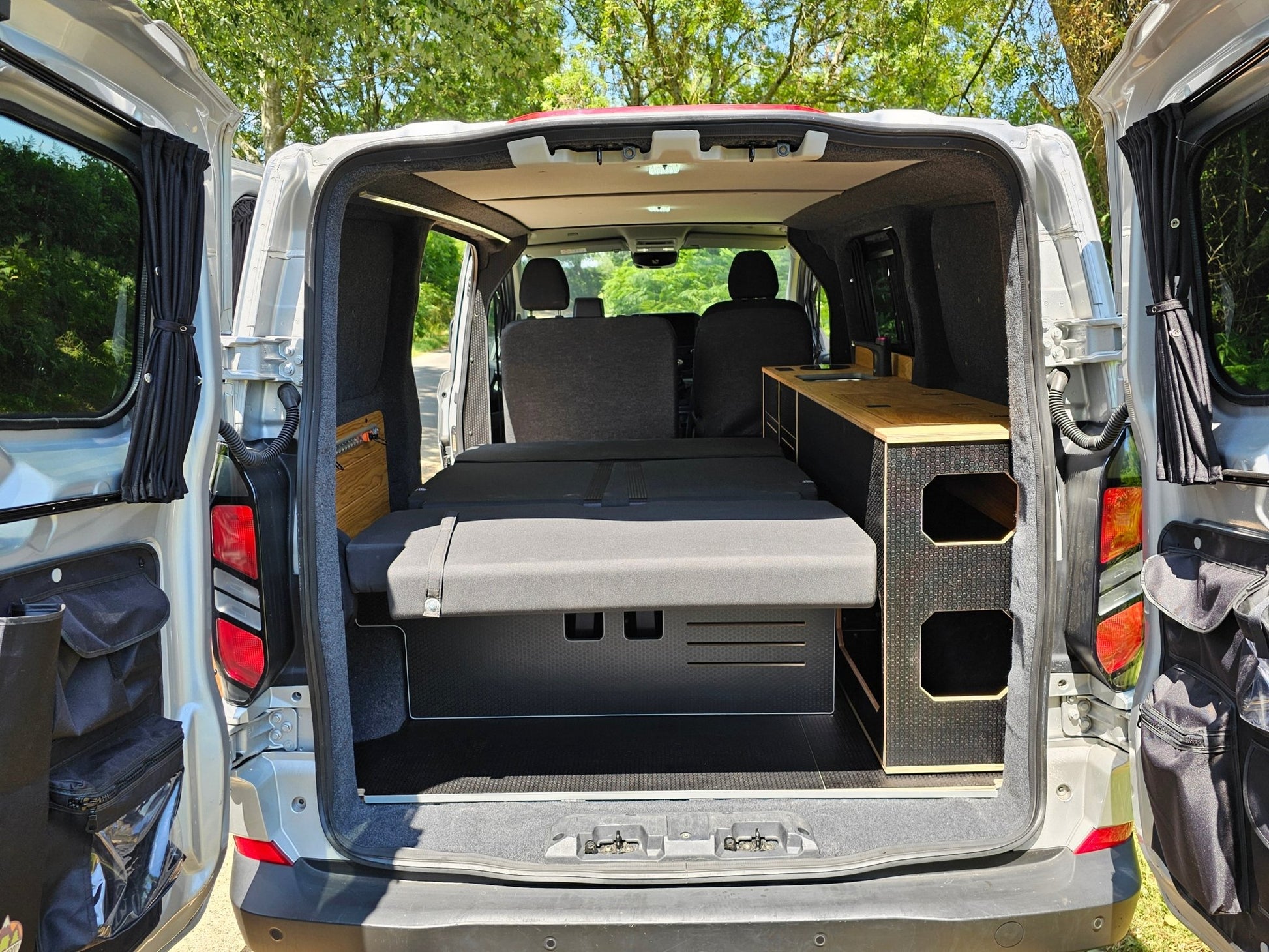 FOR SALE 2024 Ford Transit Custom with a Vangear "WOODY" campervan conversion - Vangear UK