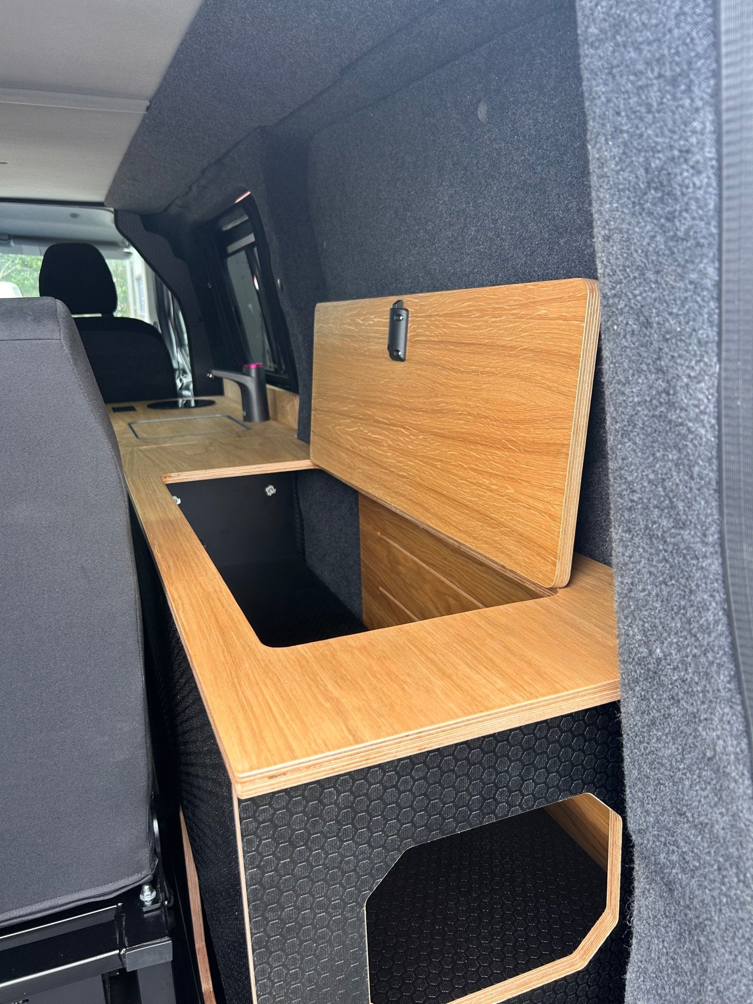 FOR SALE 2024 Ford Transit Custom with a Vangear "WOODY" campervan conversion - Vangear UK