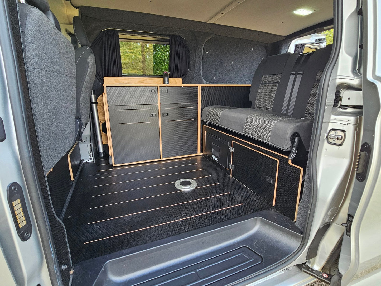 Ford Transit Custom with a Vangear "Woody" campervan conversion