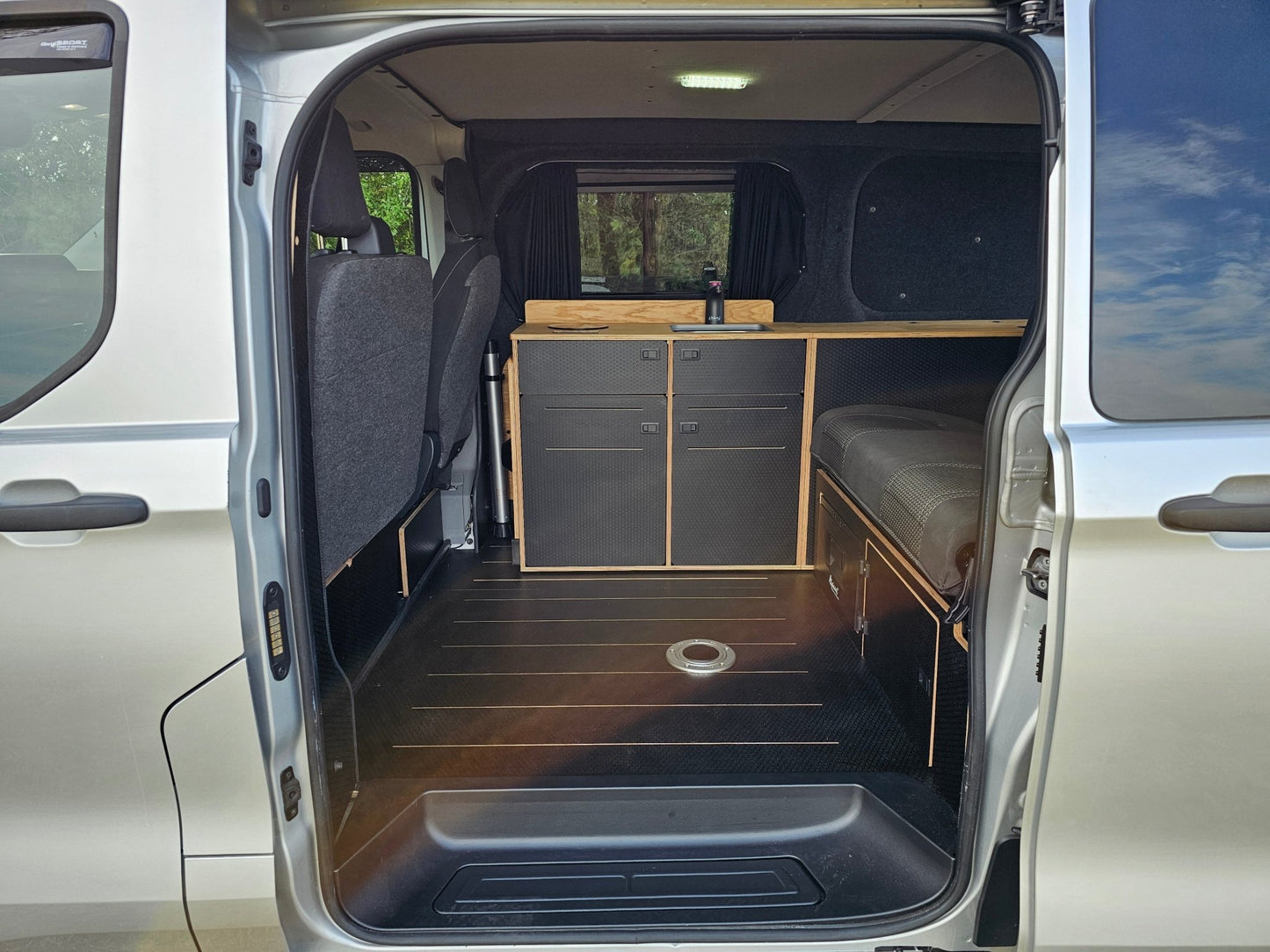 Ford Transit Custom with a Vangear "Woody" campervan conversion
