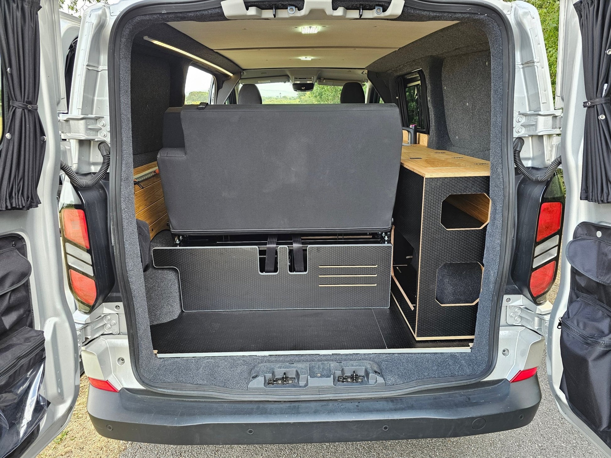 Ford Transit Custom with a Vangear "Woody" campervan conversion