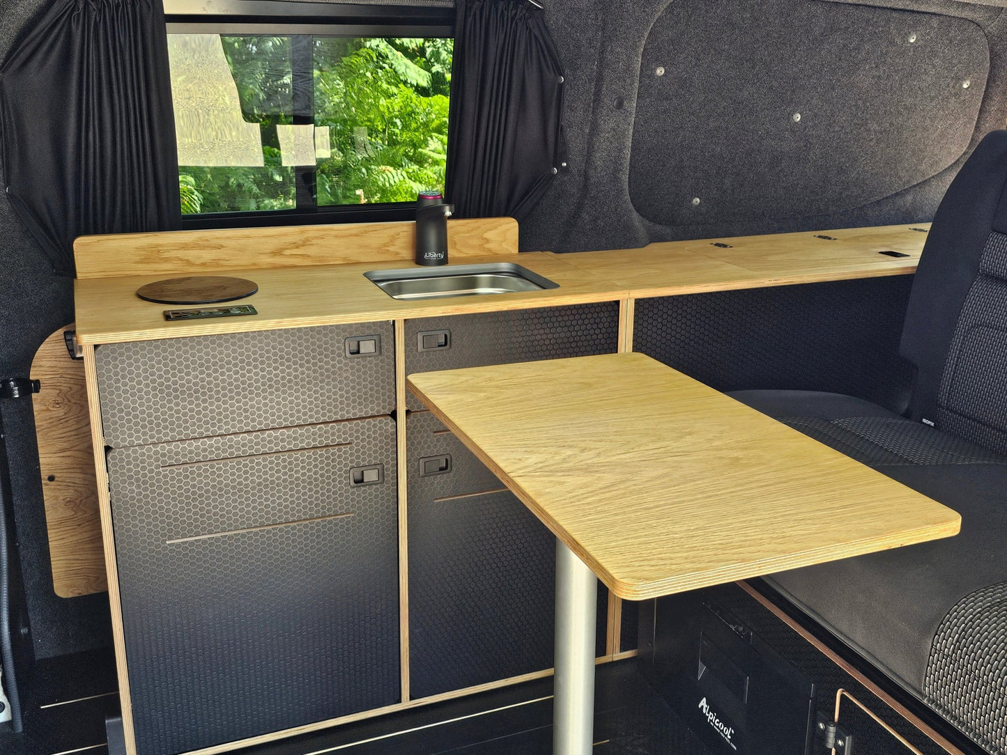 FOR SALE 2024 Ford Transit Custom with a Vangear "WOODY" campervan conversion - Vangear UK
