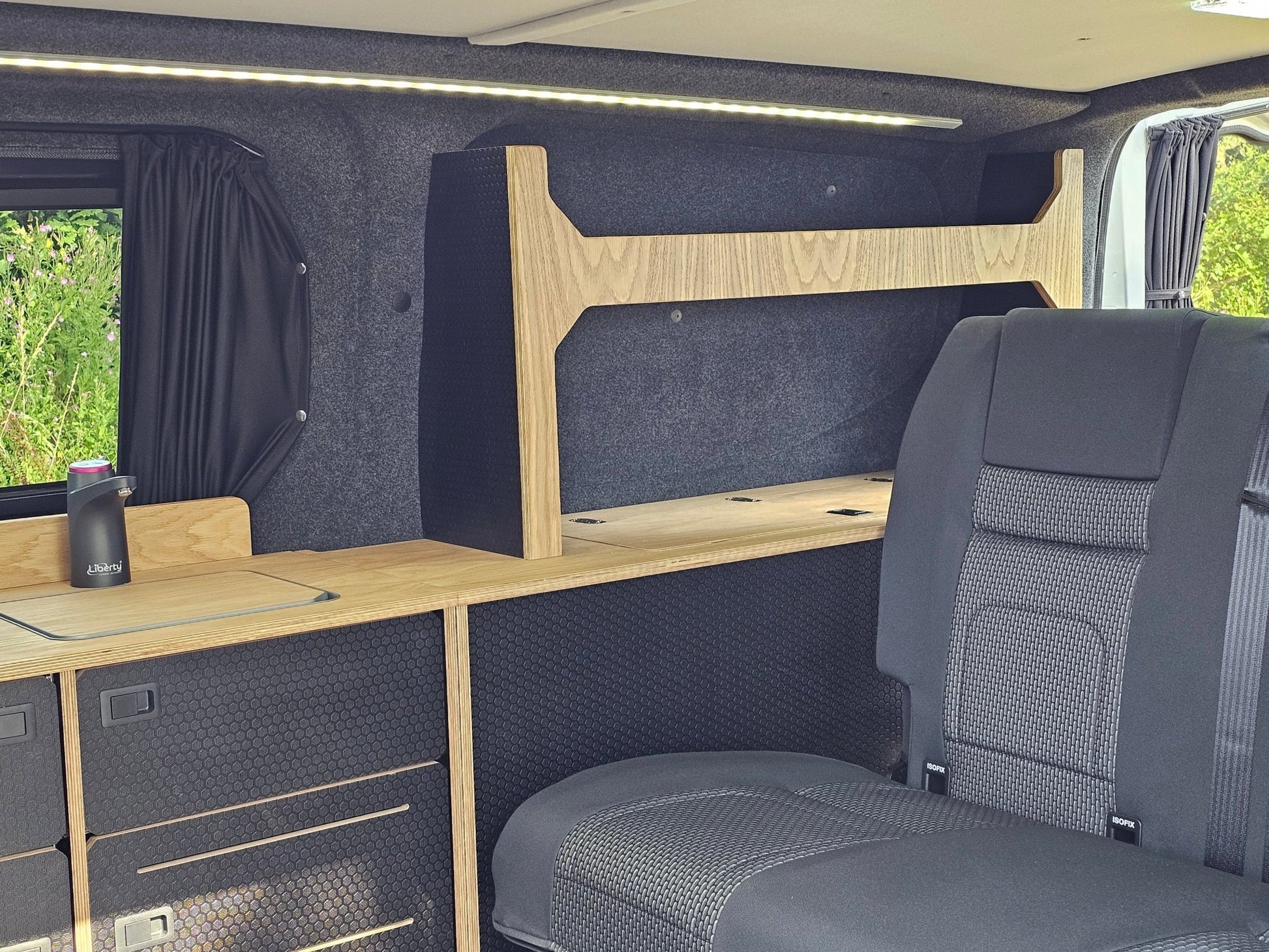 FOR SALE Ford Transit Custom 2024 with a Vangear "WOODY" campervan conversion - Vangear UK