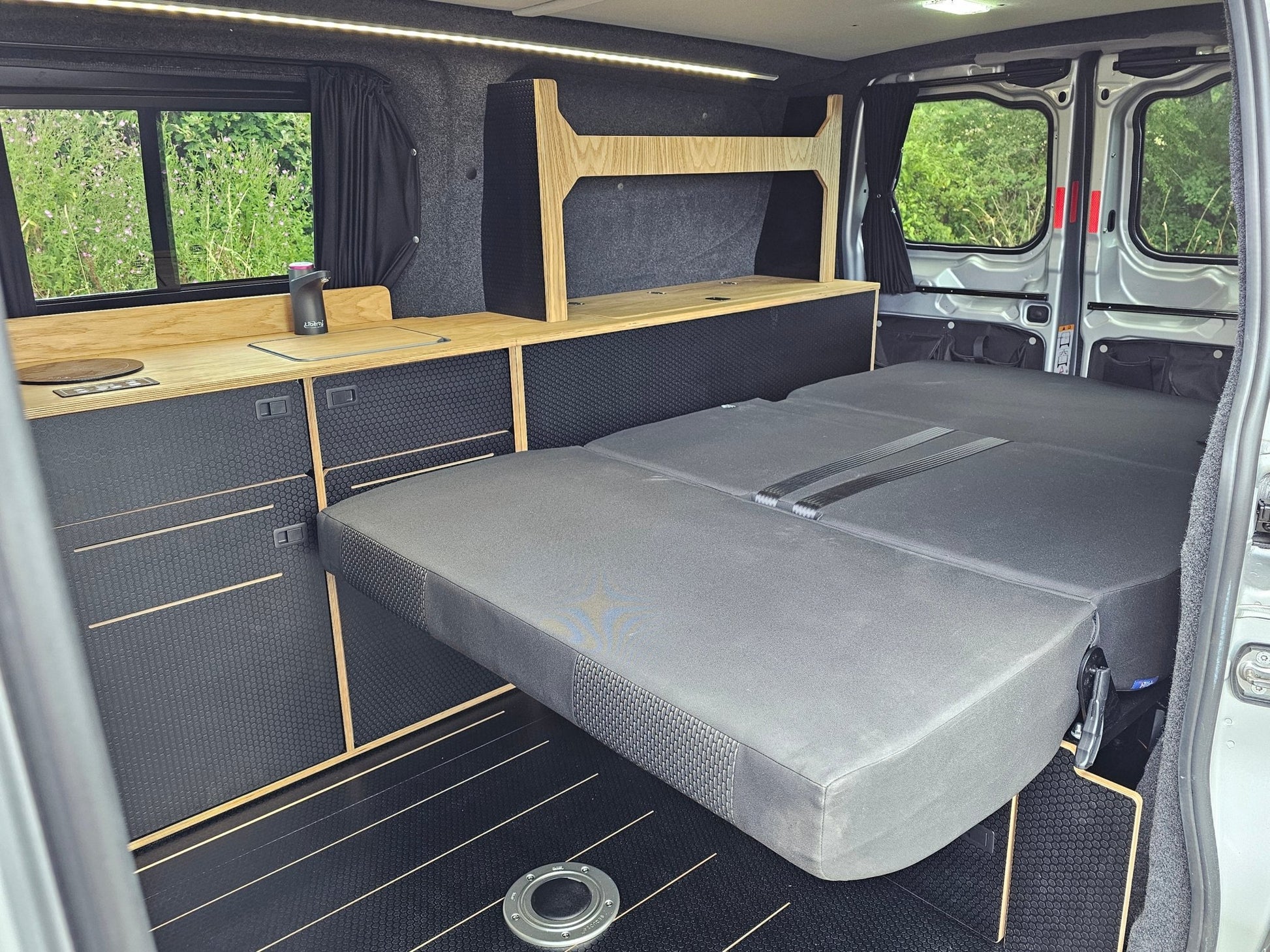 FOR SALE Ford Transit Custom 2024 with a Vangear "WOODY" campervan conversion - Vangear UK