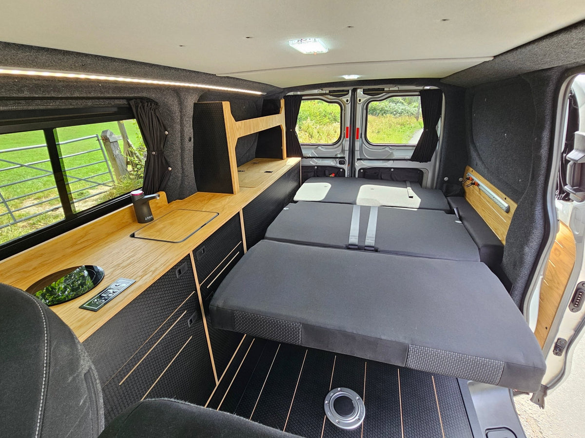FOR SALE Ford Transit Custom 2024 with a Vangear "WOODY" campervan conversion - Vangear UK