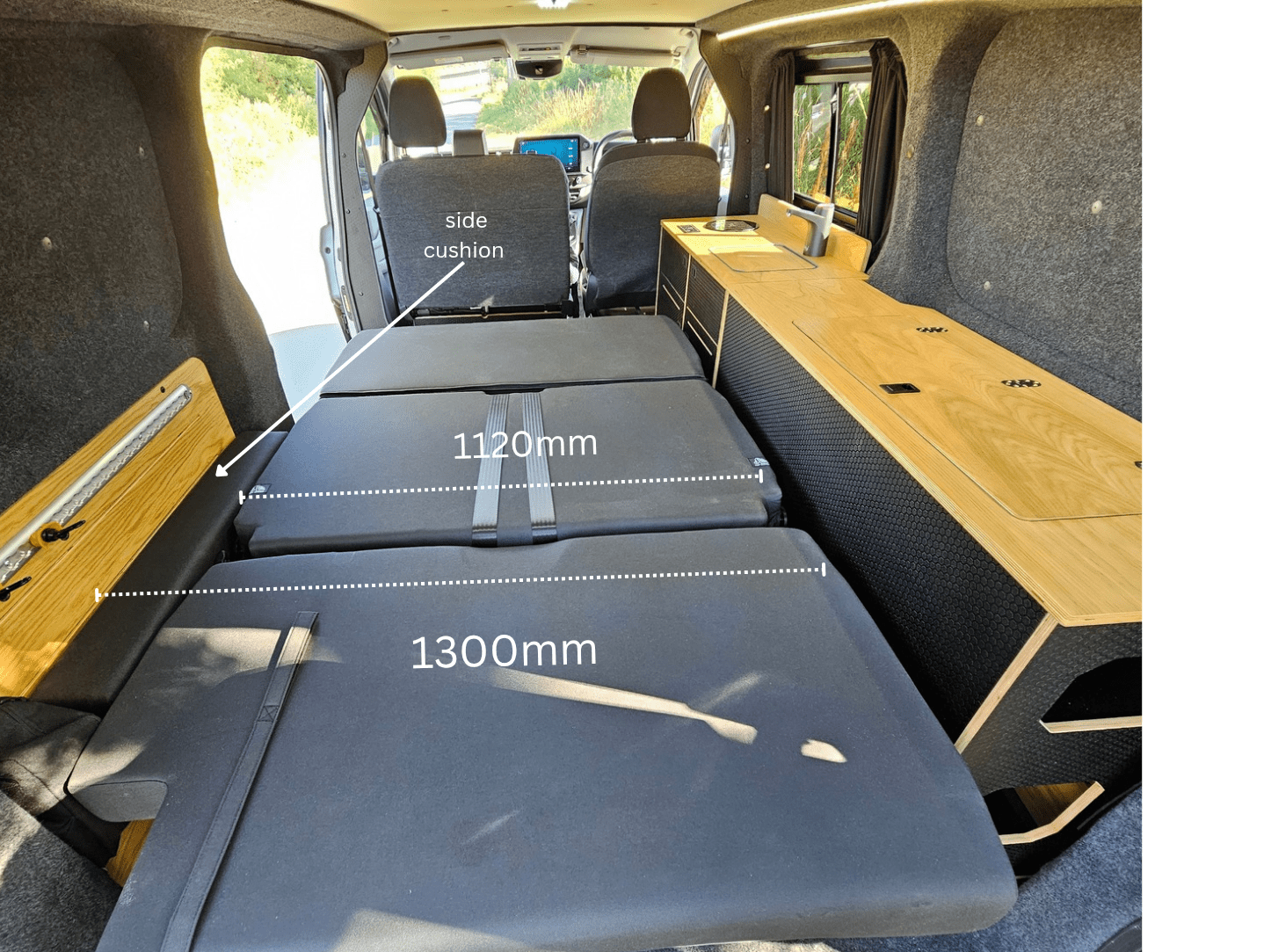 FOR SALE Ford Transit Custom 2024 with a Vangear "WOODY" campervan conversion - Vangear UK