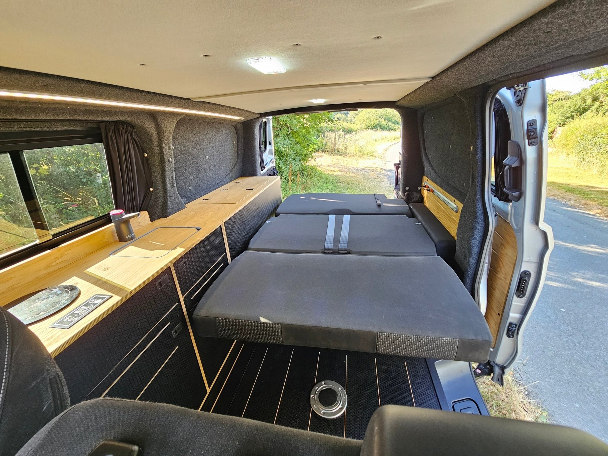 FOR SALE Ford Transit Custom 2024 with a Vangear "WOODY" campervan conversion - Vangear UK