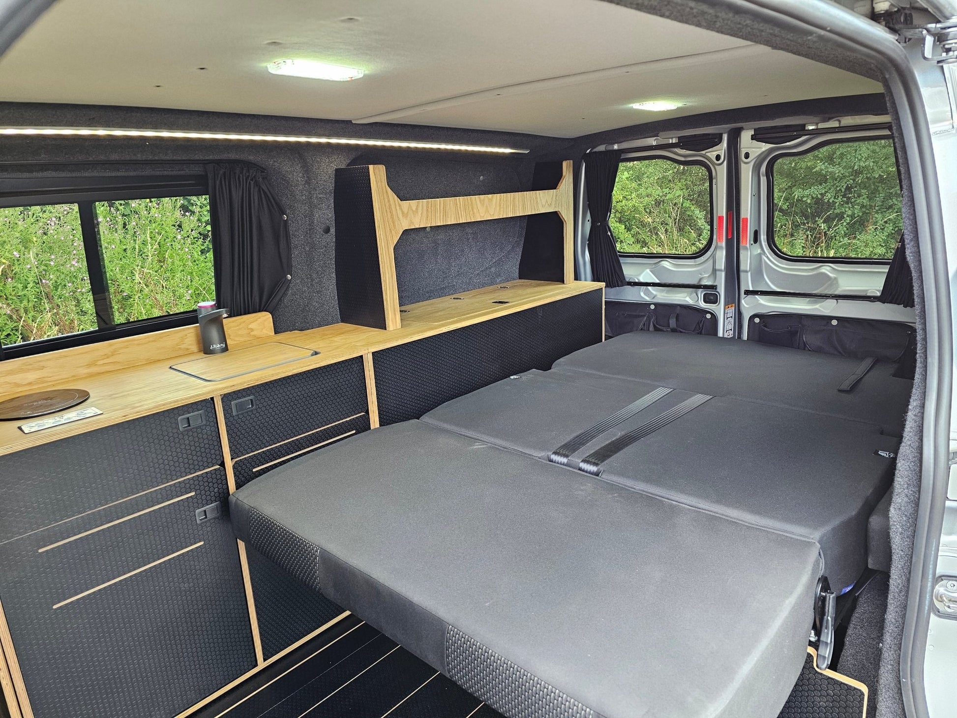 FOR SALE Ford Transit Custom 2024 with a Vangear "WOODY" campervan conversion - Vangear UK