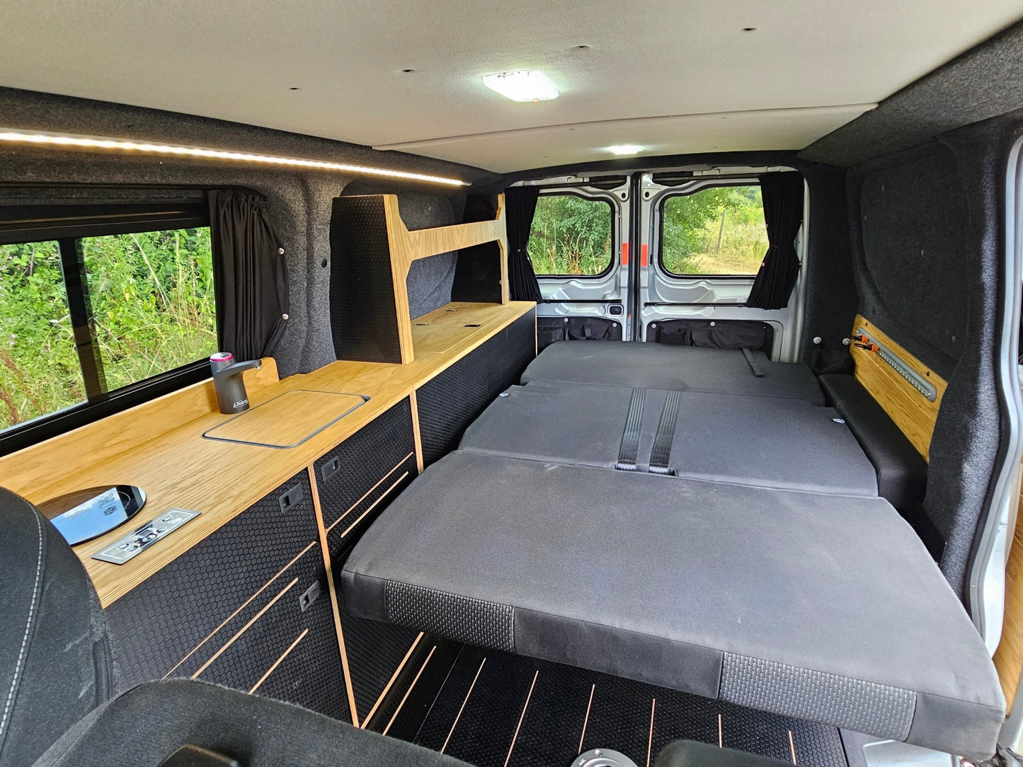 FOR SALE Ford Transit Custom 2024 with a Vangear "WOODY" campervan conversion - Vangear UK