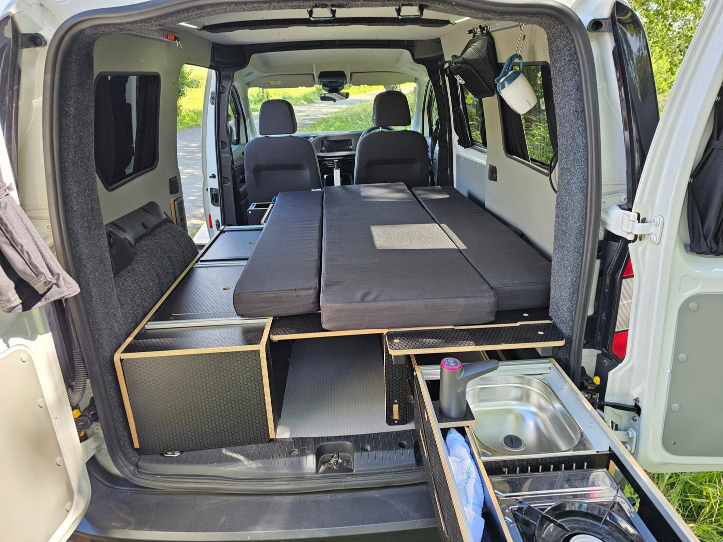 For Sale - Volkswagen 2021 Caddy Maxi Mk5 Campervan with a Vangear "Freerunner" conversion. - Vangear UK
