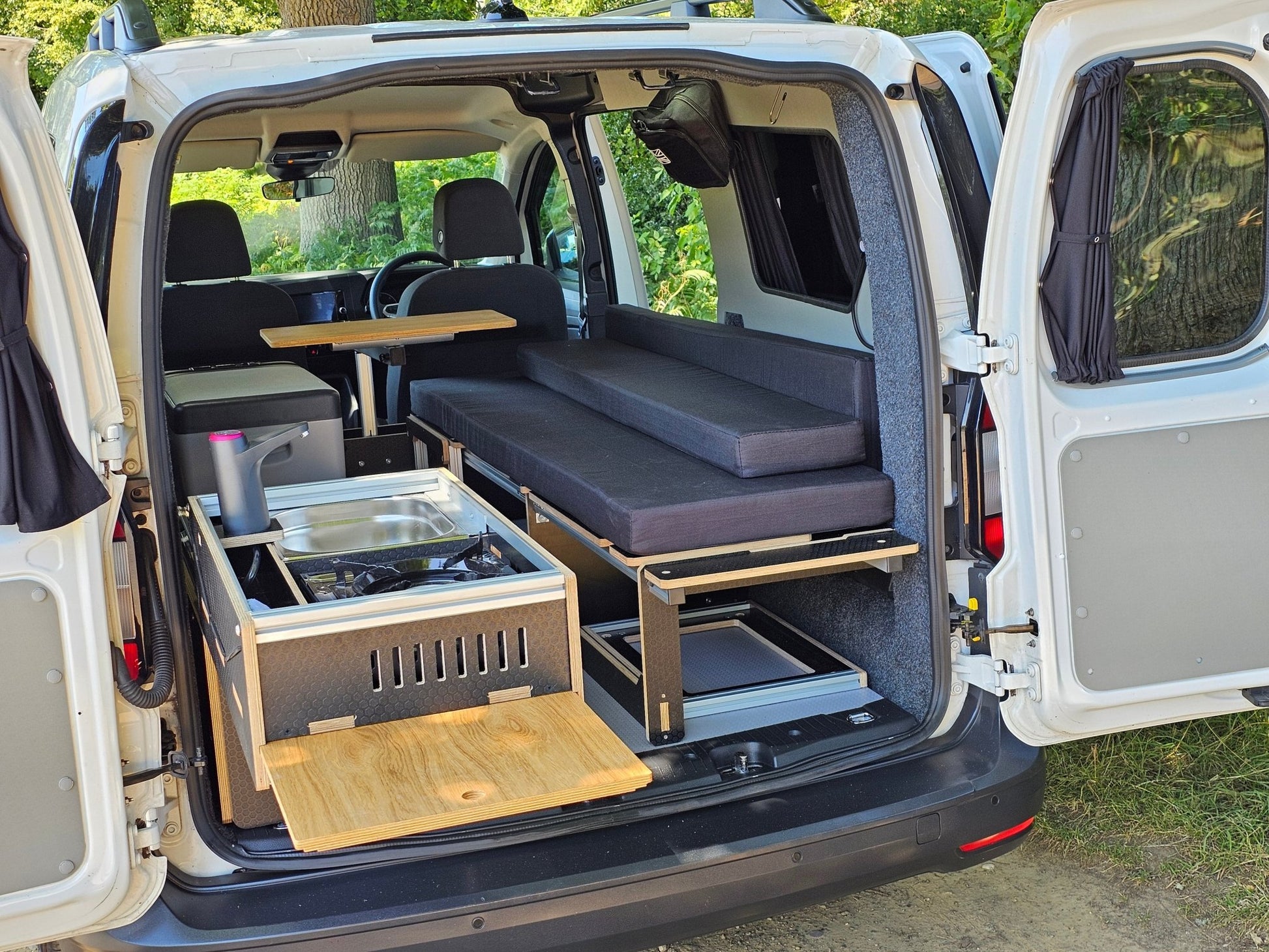 For Sale - Volkswagen 2021 Caddy Maxi Mk5 Campervan with a Vangear "Freerunner" conversion. - Vangear UK
