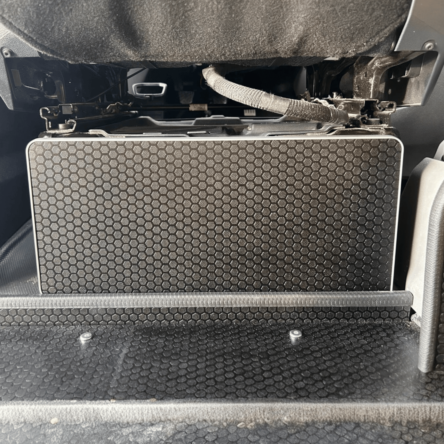 Ford Transit Custom 2024+ and Transporter T7 Drivers Seat Base Backing Cover - Vangear UK