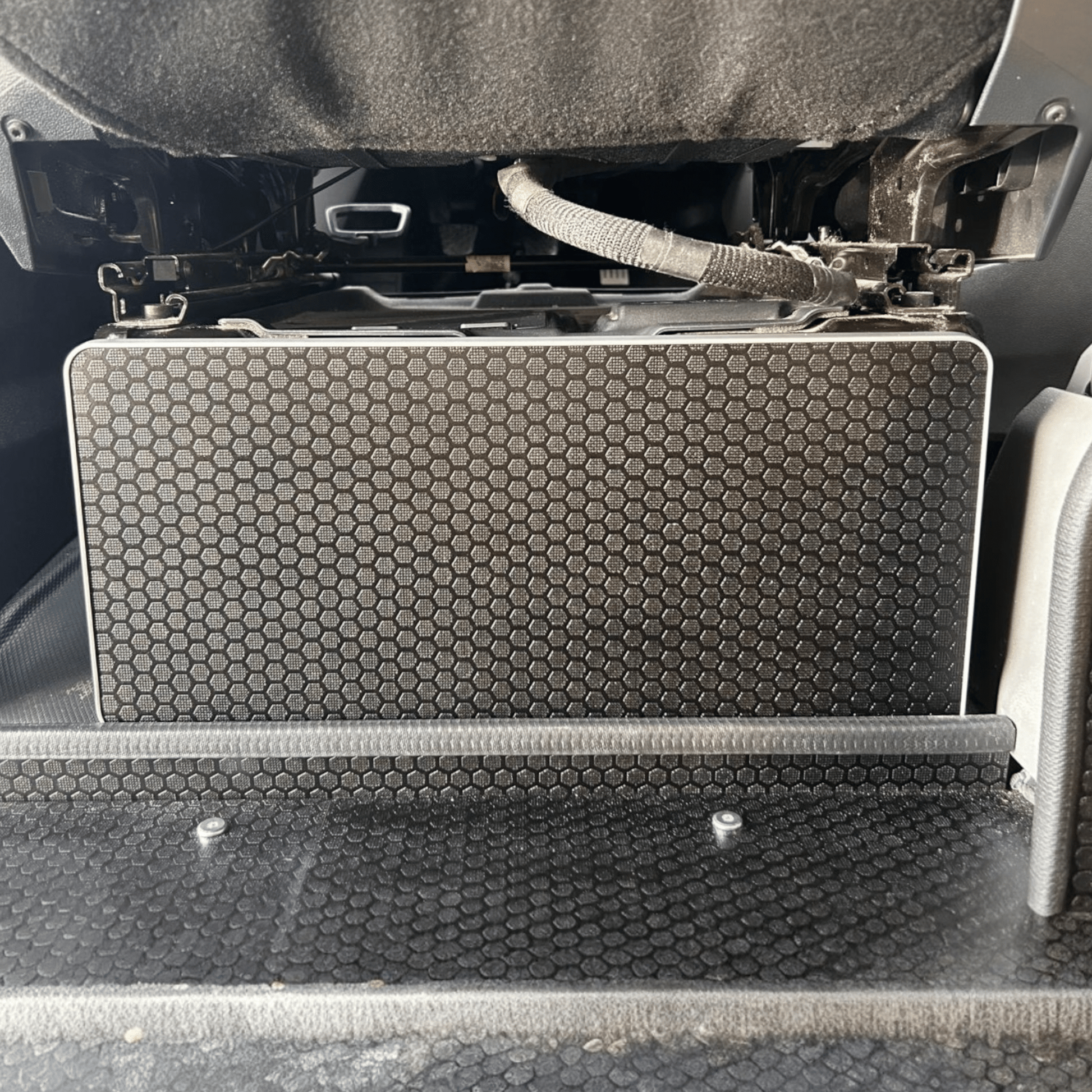 Ford Transit Custom 2024+ and Transporter T7 Drivers Seat Base Backing Cover - Vangear UK
