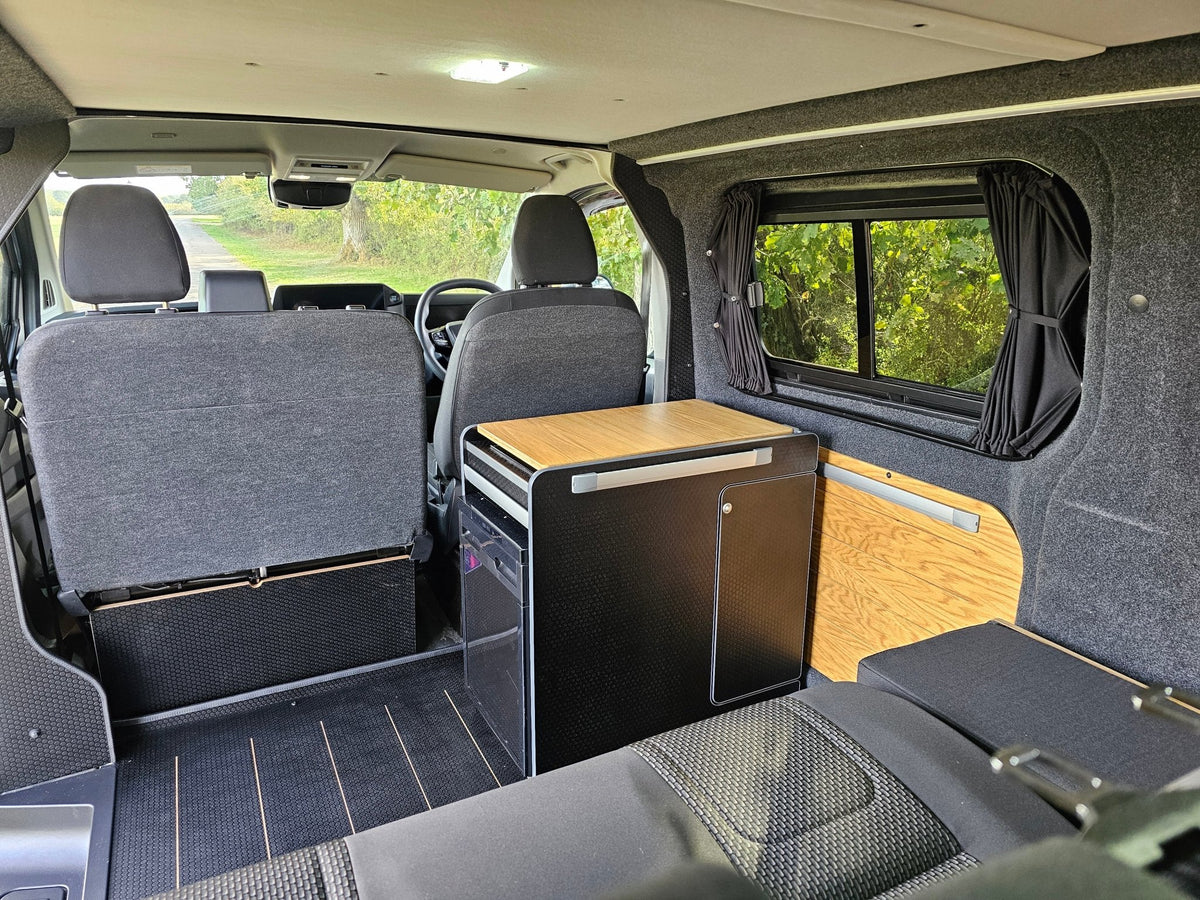 IN STOCK - NEW - Vangear Electric CRX-Pod 3.1 campervan fridge pod - Black (fridge not included) - Vangear UK