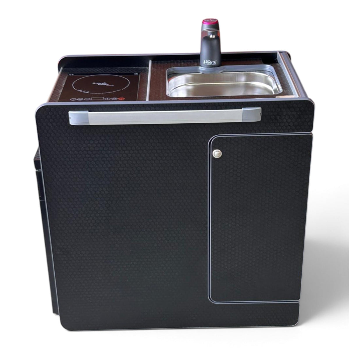 IN STOCK - NEW - Vangear Electric CRX-Pod 3.1 campervan fridge pod - Black (fridge not included) - Vangear UK