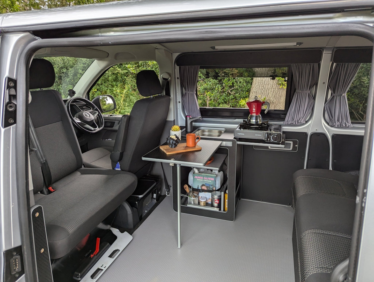 IN STOCK SALE Vangear Mini-Pod Campervan Kitchen Pod 3.0 - Black - Vangear UK
