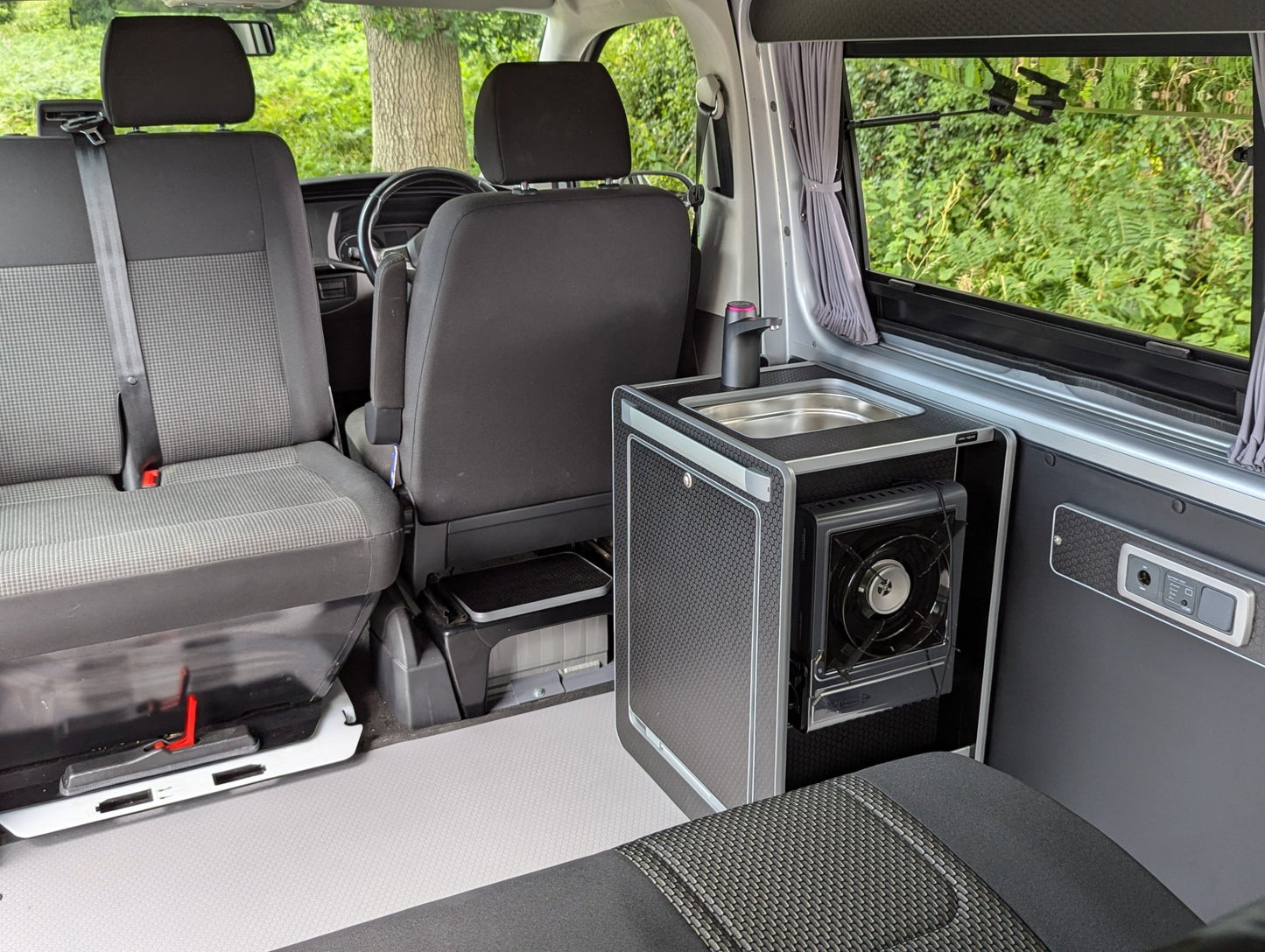 IN STOCK SALE Vangear Mini-Pod Campervan Kitchen Pod 3.0 - Black - Vangear UK