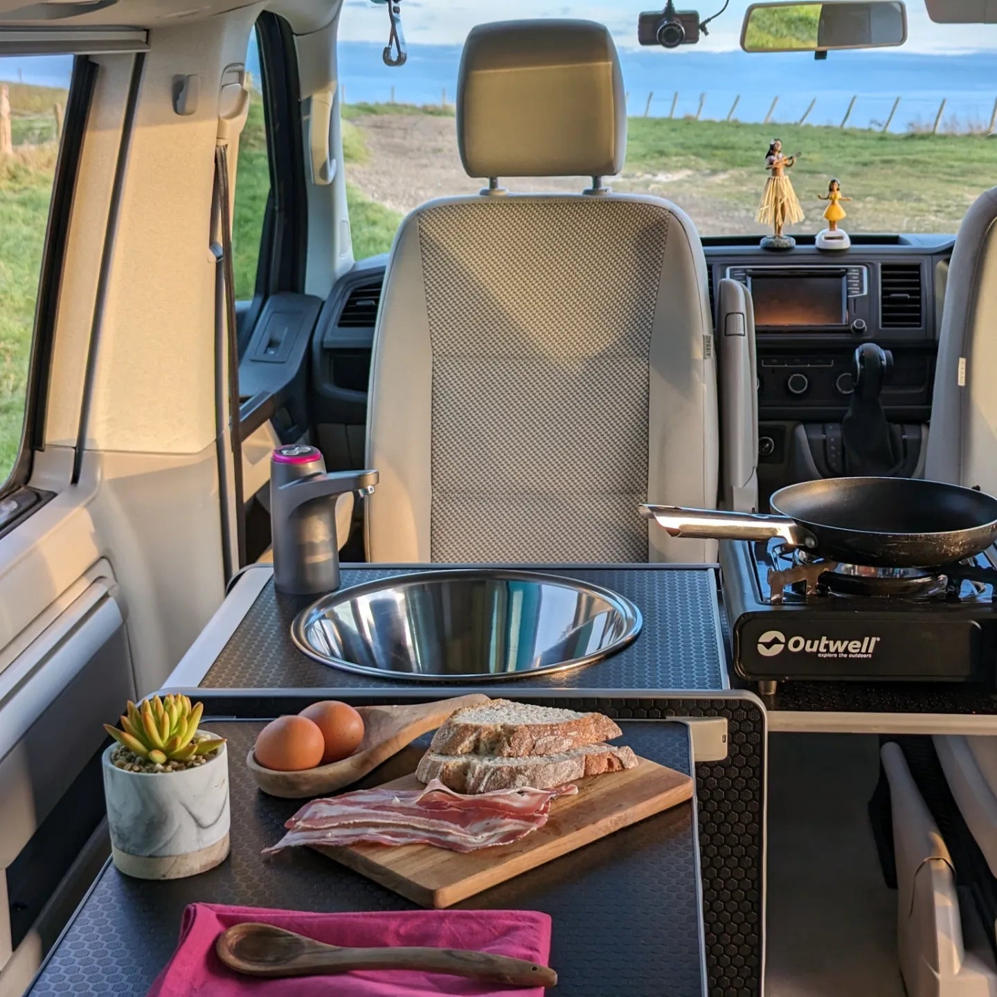 IN STOCK SALE Vangear Mini-Pod Campervan Kitchen Pod 3.0 - Black - Vangear UK