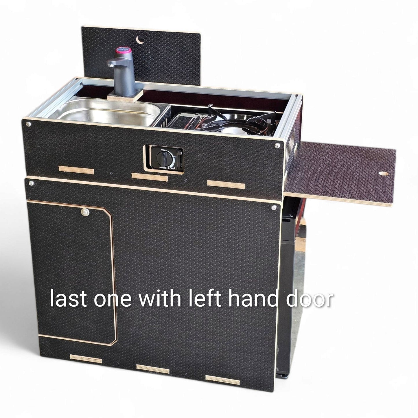 LAST ONE - Easy - Pod 2.0 campervan kitchen for CRX50 type fridge (left hand door fridge not included) - Vangear UK