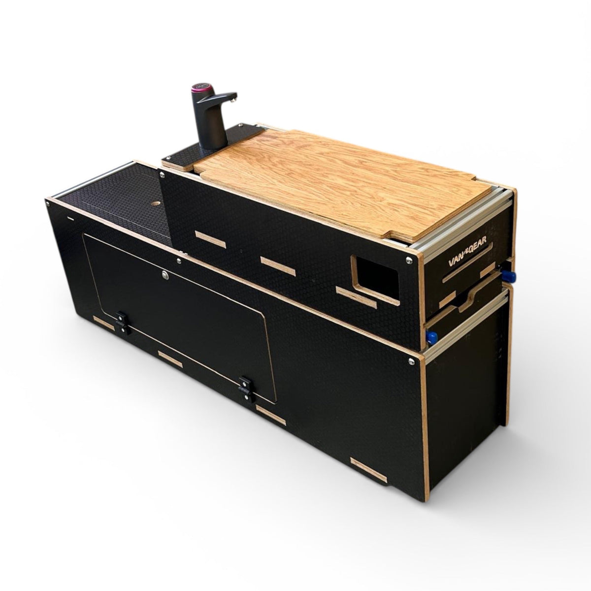 Maxi - Pod 2.1 sliding campervan kitchen (fridge not included) - Vangear UK