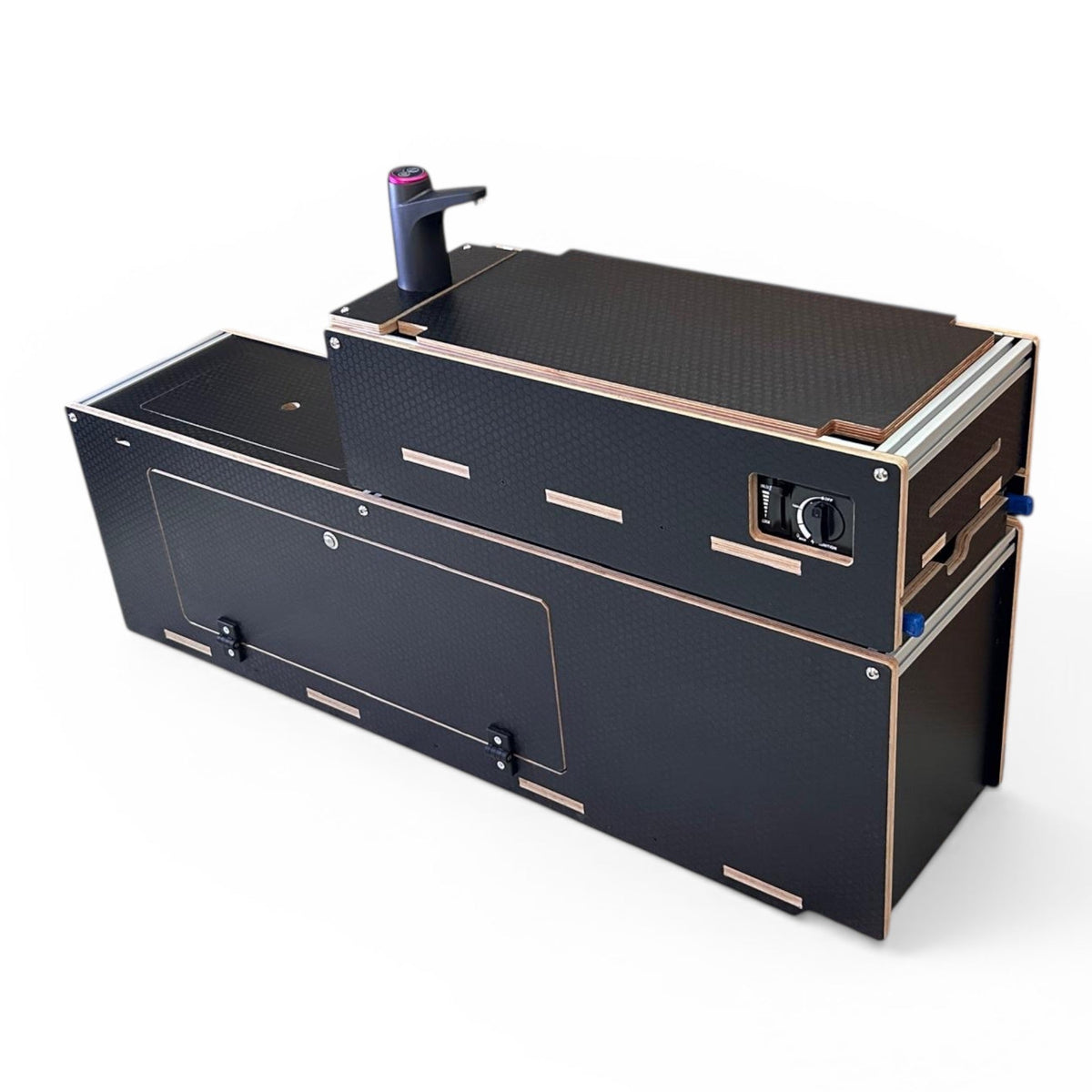 Maxi - Pod 2.1 sliding campervan kitchen (fridge not included) - Vangear UK