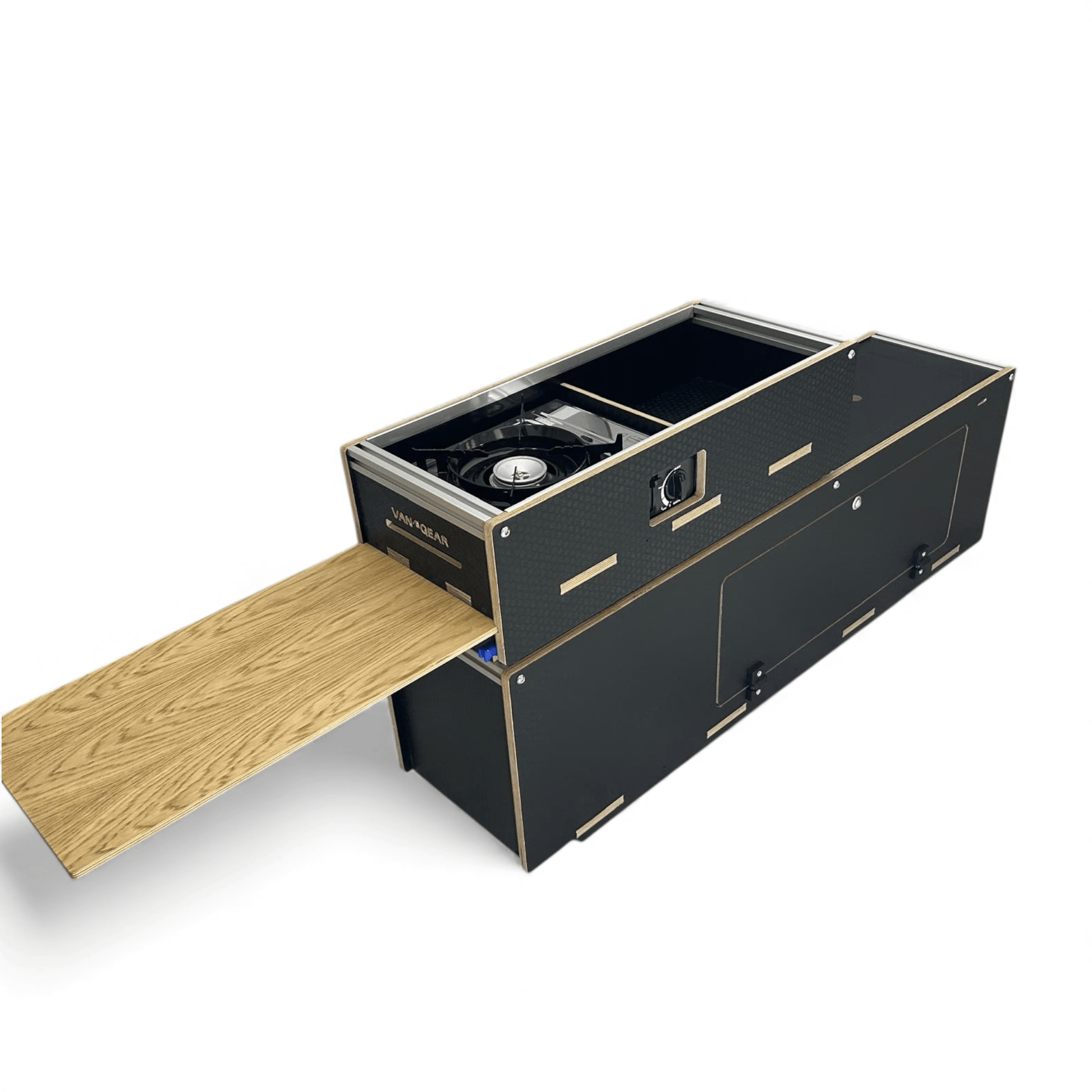 Maxi - Pod 2.1 sliding campervan kitchen without sink - Vangear UK