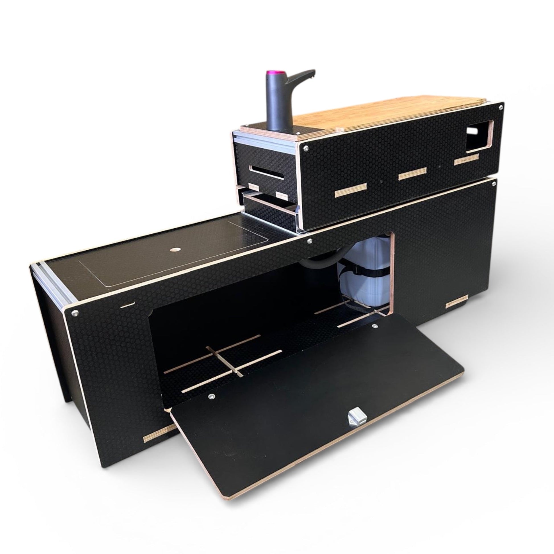 Maxi - Pod 2.1 sliding campervan kitchen (fridge not included) - Vangear UK