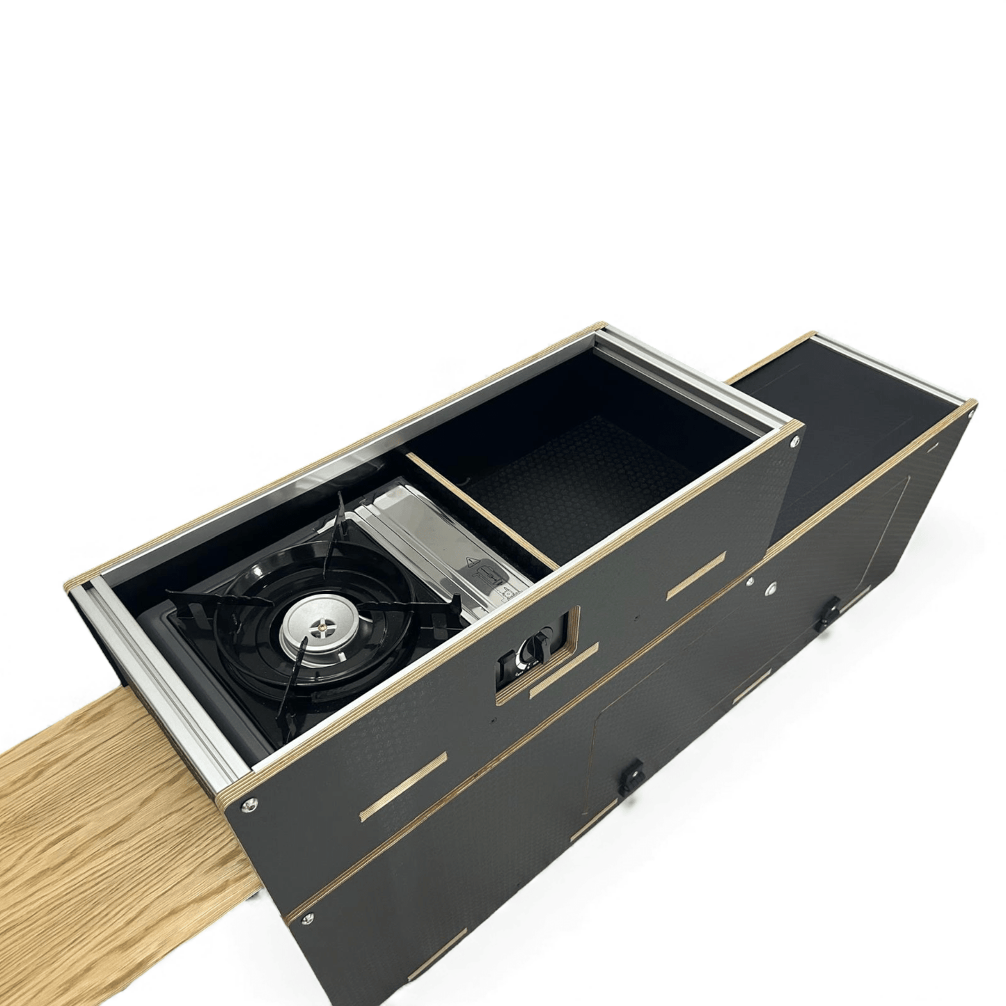 Maxi - Pod 2.1 sliding campervan kitchen without sink - Vangear UK