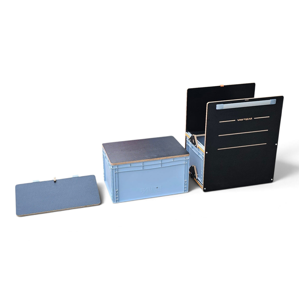 NEO-STORAGE campervan storage-with euroboxes - Vangear UK