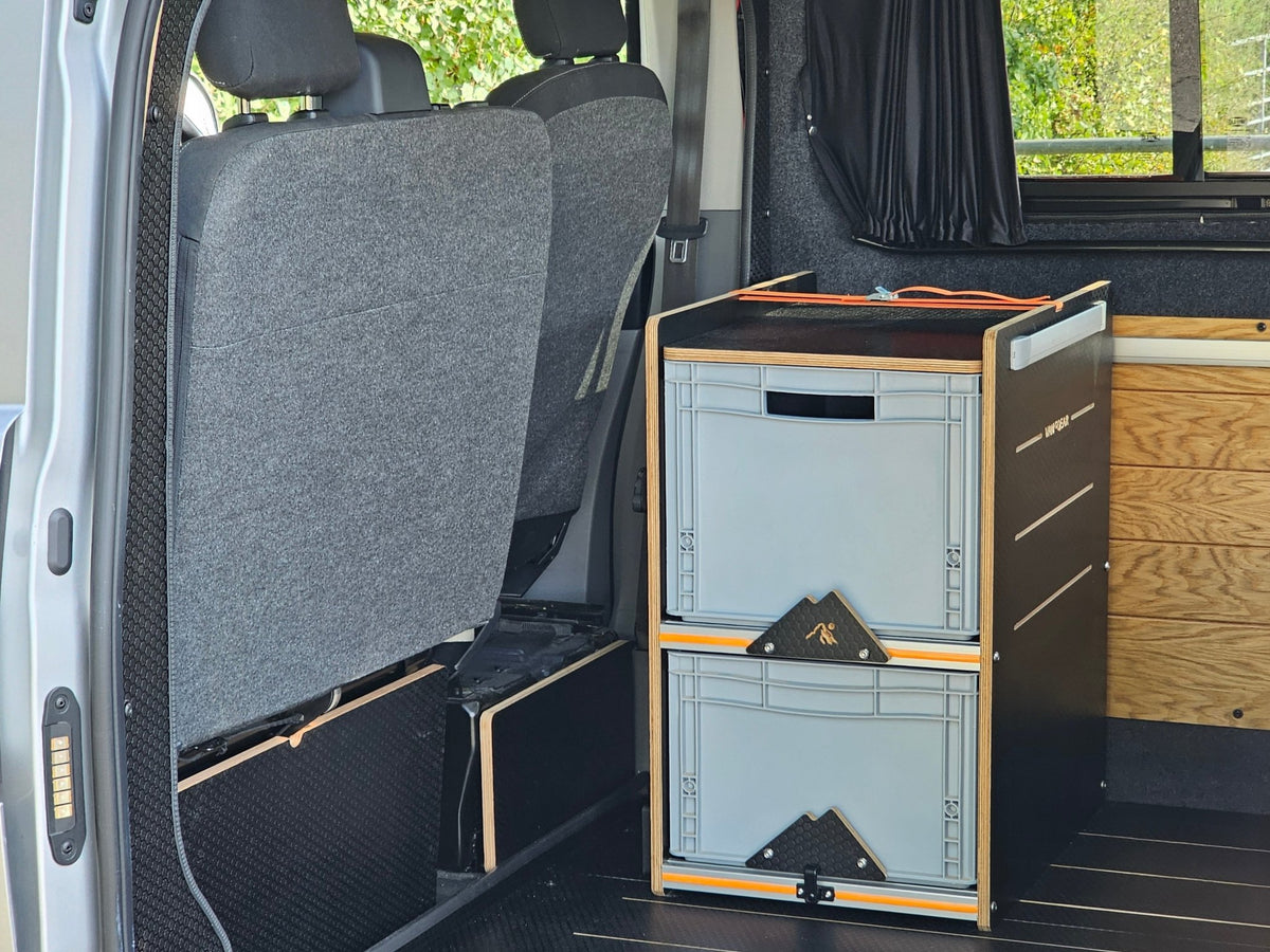 NEO-STORAGE campervan storage-with euroboxes - Vangear UK