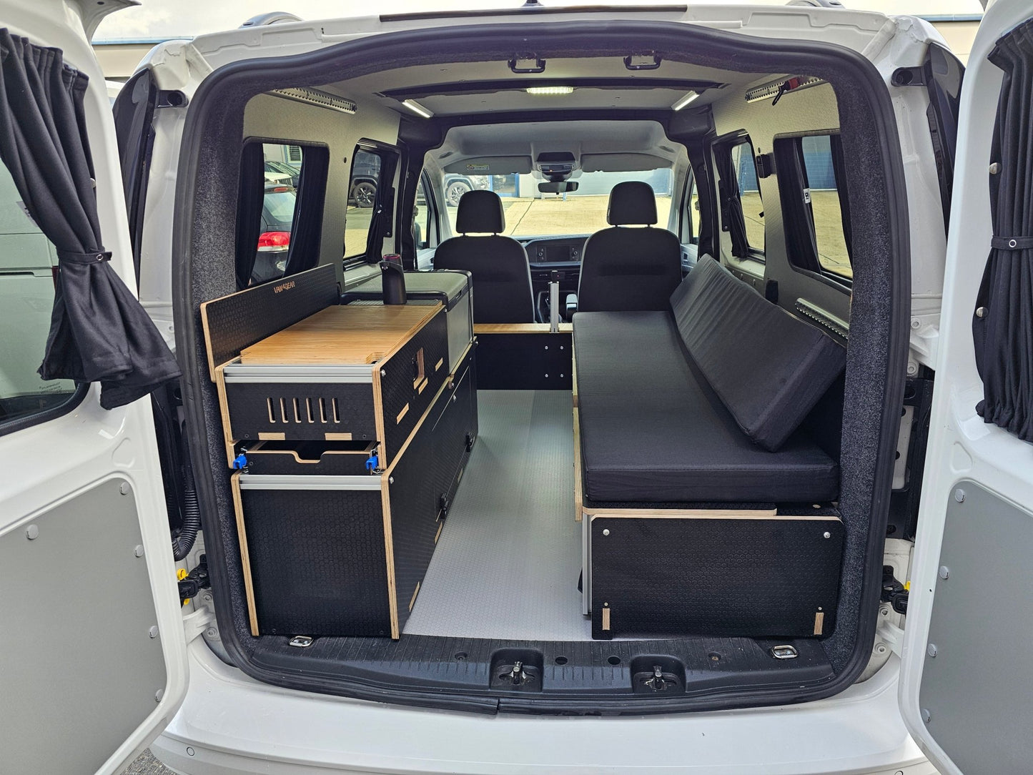 NEW Maxi - Pod 2.1 sliding campervan kitchen (fridge not included) - Vangear UK