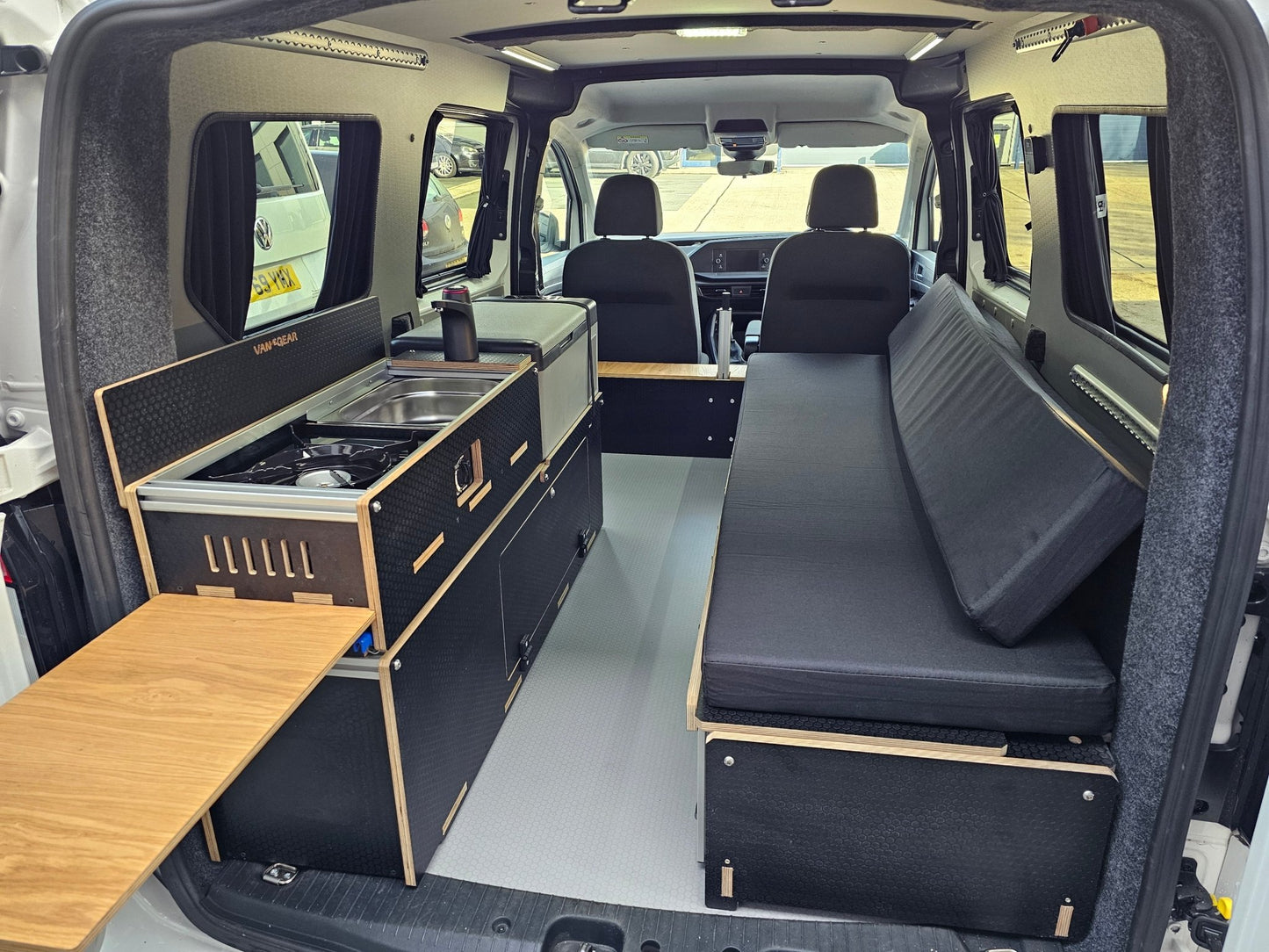 NEW Maxi - Pod 2.1 sliding campervan kitchen (fridge not included) - Vangear UK