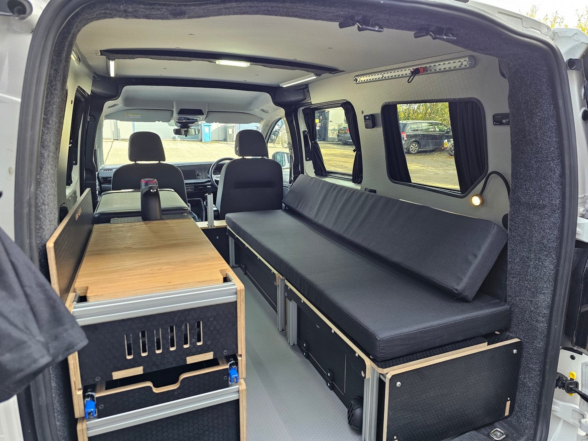 NEW Maxi - Pod 2.1 sliding campervan kitchen (fridge not included) - Vangear UK