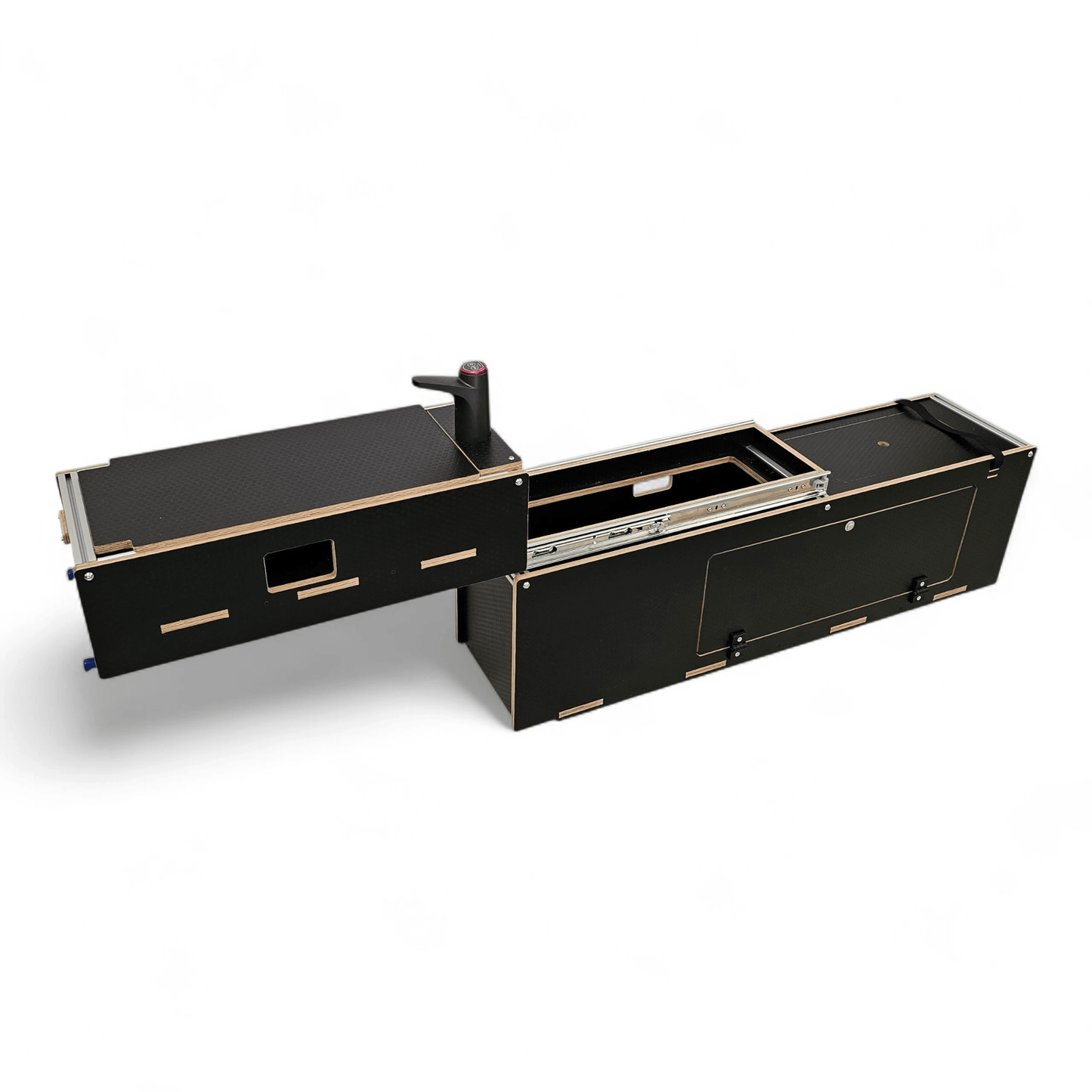 NEW Maxi - Pod 2.1 sliding campervan kitchen (fridge not included) - Vangear UK