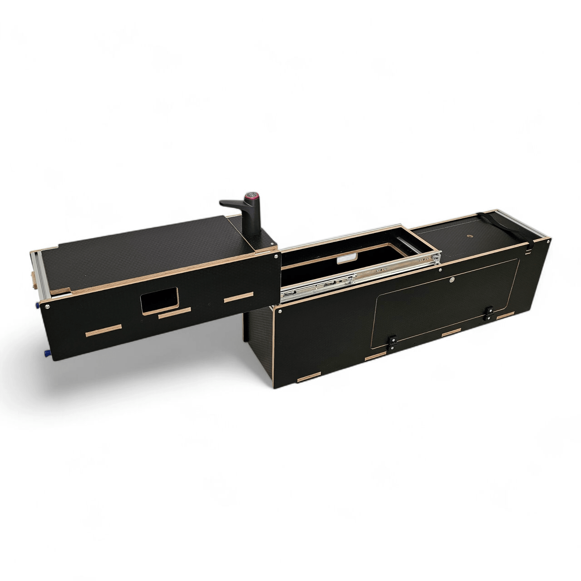 NEW Maxi - Pod 2.1 sliding campervan kitchen (fridge not included) - Vangear UK