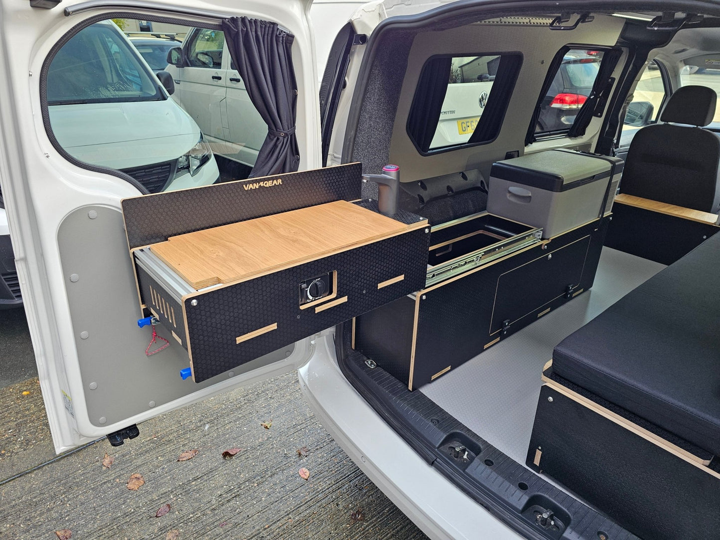 NEW Maxi - Pod 2.1 sliding campervan kitchen (fridge not included) - Vangear UK