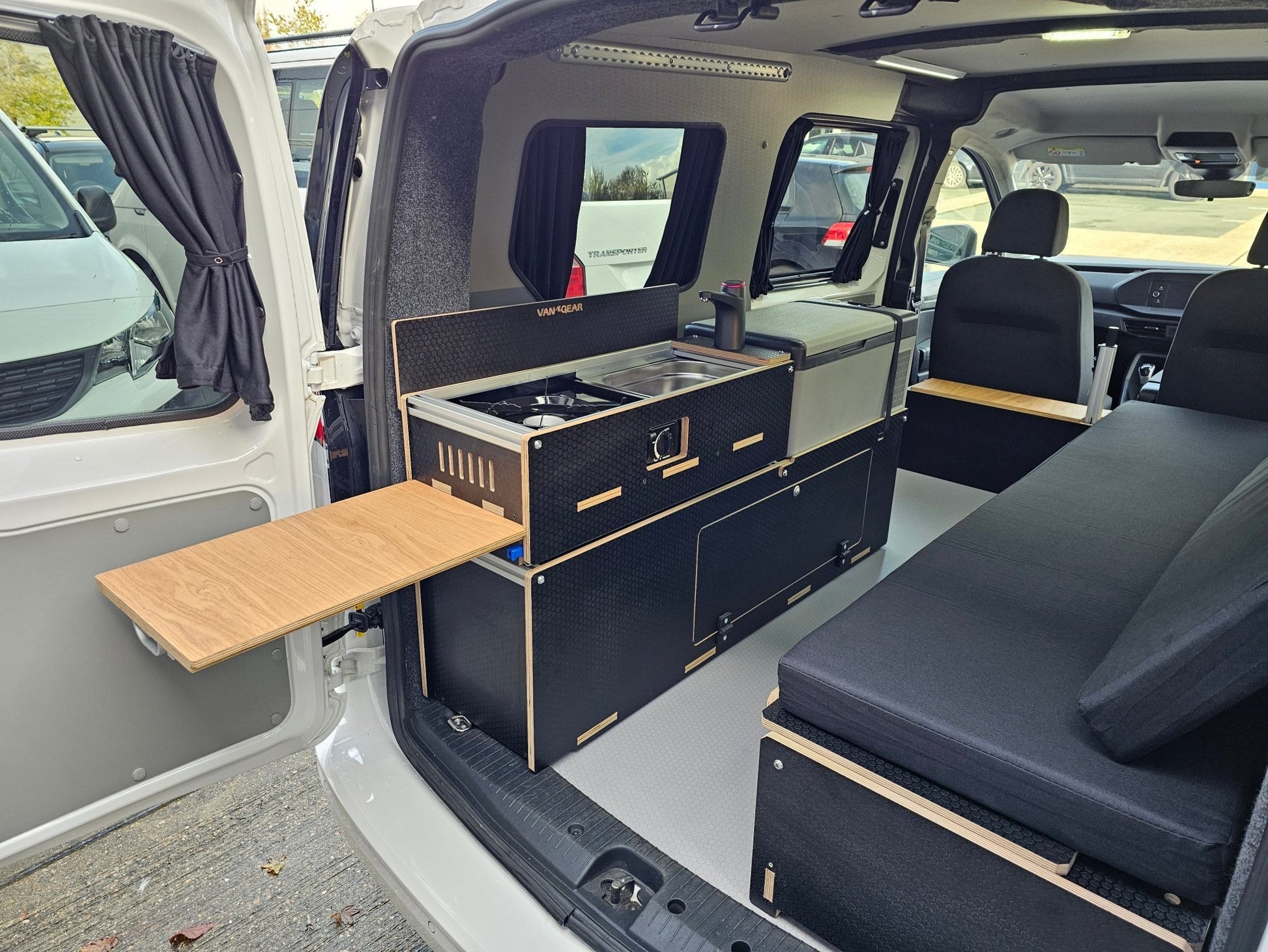 NEW Maxi - Pod 2.1 sliding campervan kitchen (fridge not included) - Vangear UK