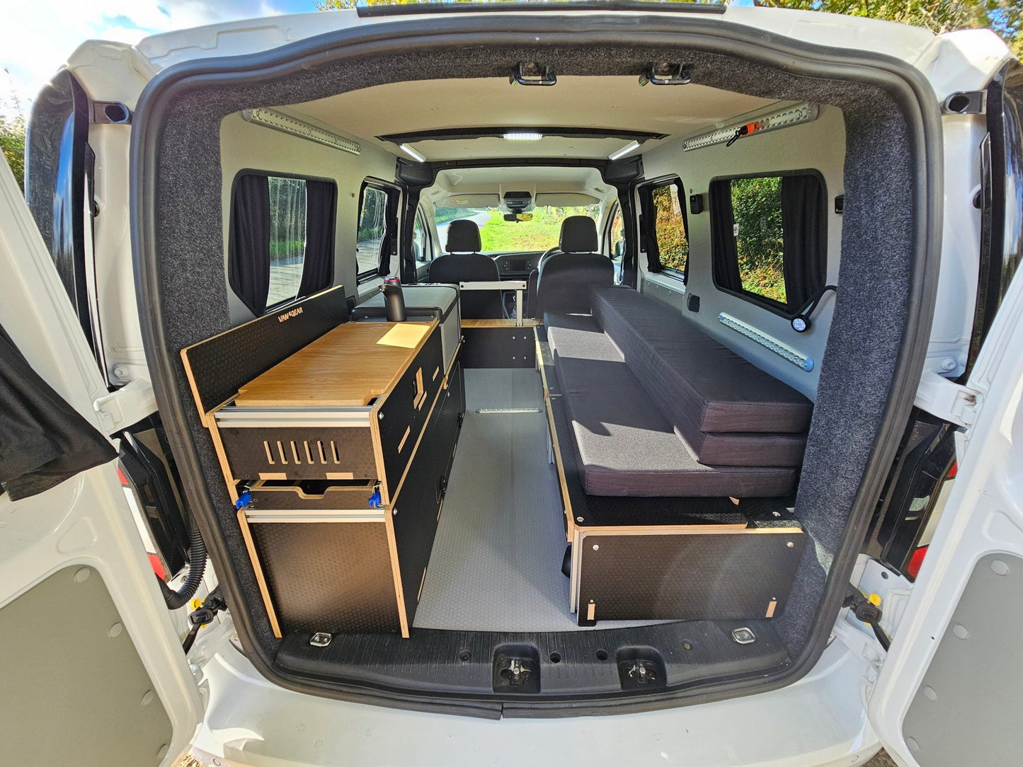NEW Maxi - Pod 2.1 sliding campervan kitchen (fridge not included) - Vangear UK