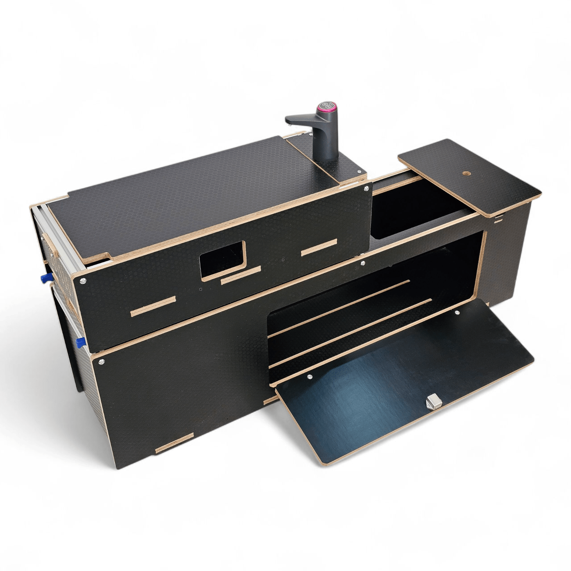 NEW Maxi - Pod 2.1 sliding campervan kitchen (fridge not included) - Vangear UK