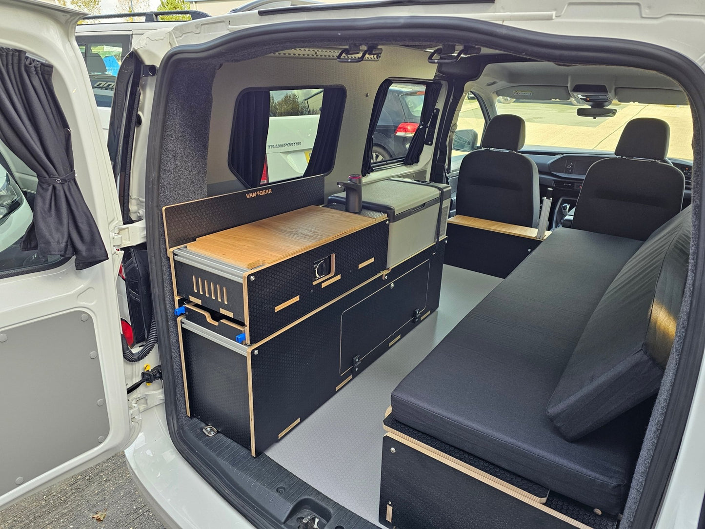 NEW Maxi - Pod 2.1 sliding campervan kitchen (fridge not included) - Vangear UK