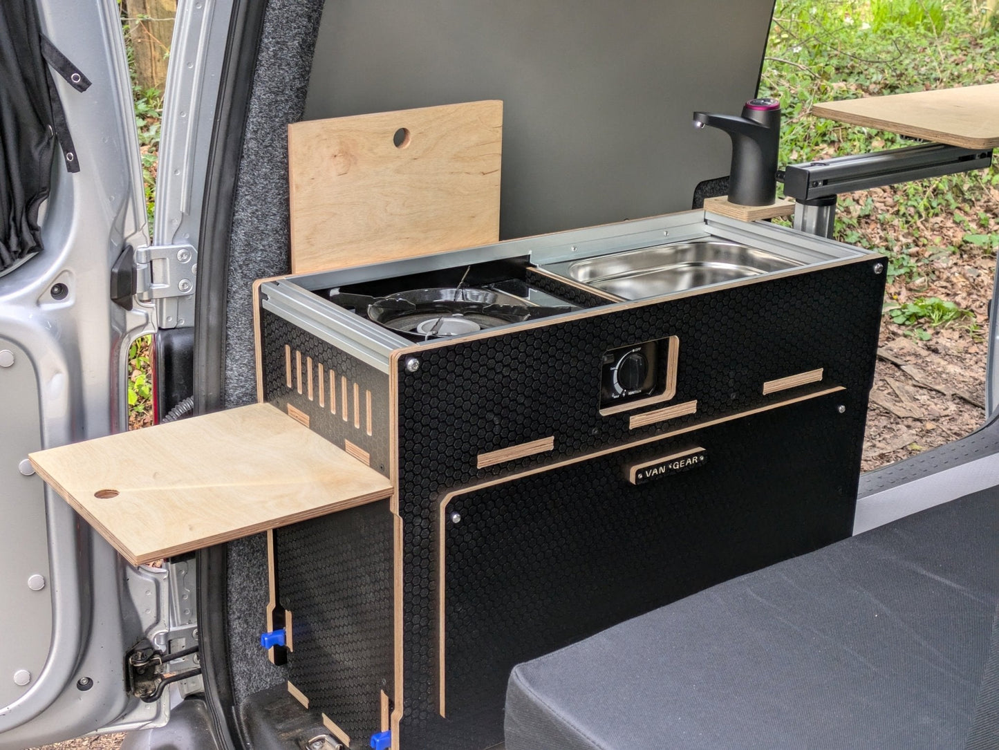 NEW Vangear Caddy - Pod 1.1 sliding campervan kitchen - Vangear UK