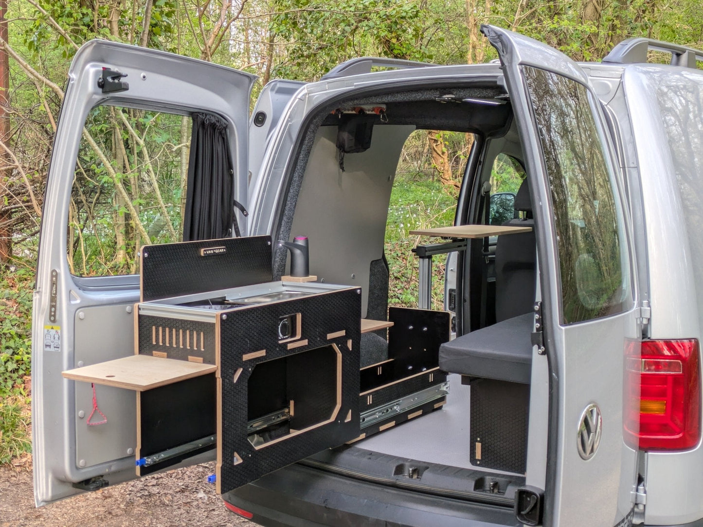NEW Vangear Caddy - Pod 1.1 sliding campervan kitchen - Vangear UK