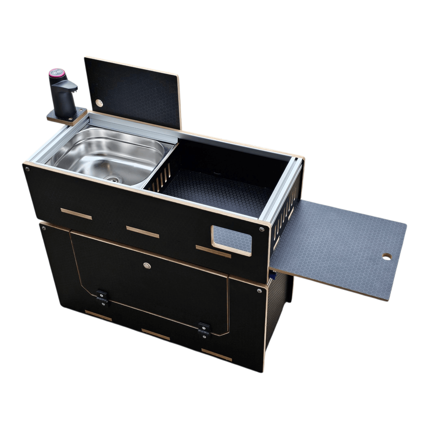 NEW Vangear Caddy - Pod 2.0 sliding campervan kitchen (easy 3 part assembly - NOT flat pack) - Vangear UK