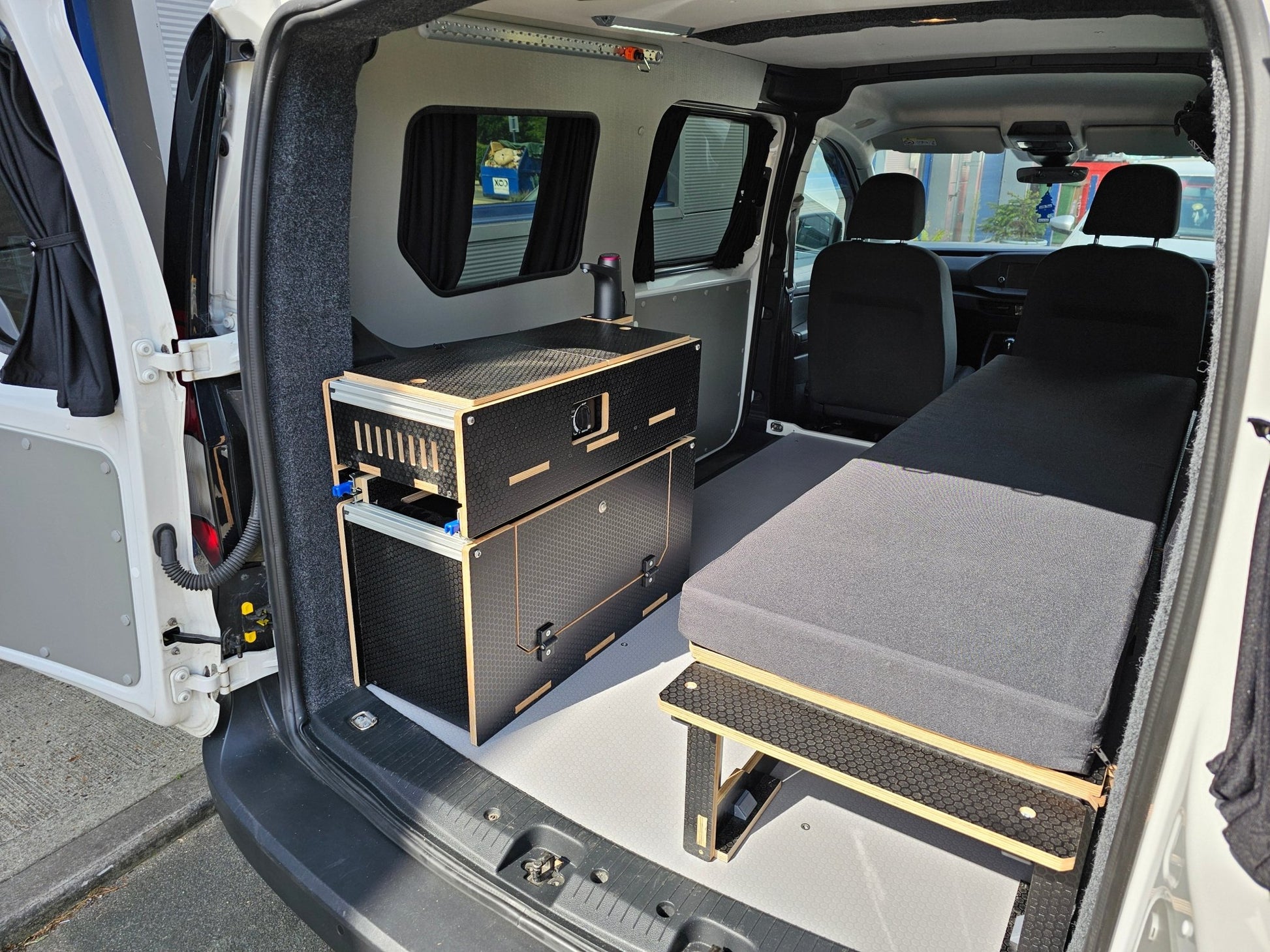 NEW Vangear Caddy - Pod 2.0 sliding campervan kitchen (easy 3 part assembly - NOT flat pack) - Vangear UK