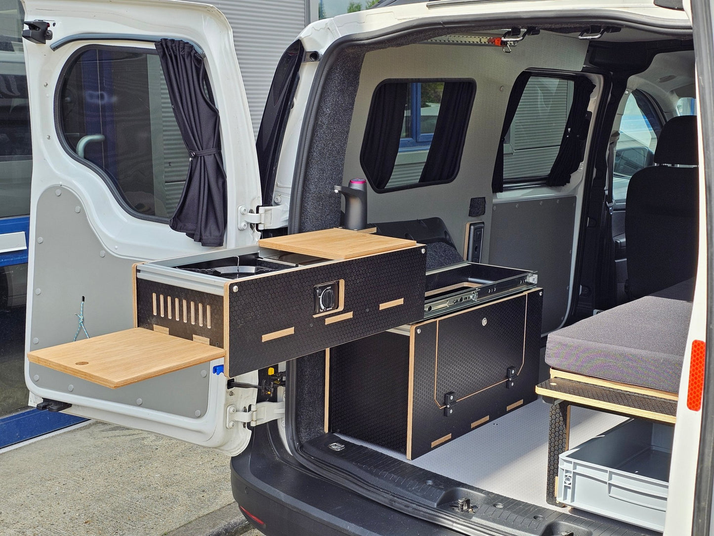 NEW Vangear Caddy - Pod 2.0 sliding campervan kitchen (easy 3 part assembly - NOT flat pack) - Vangear UK