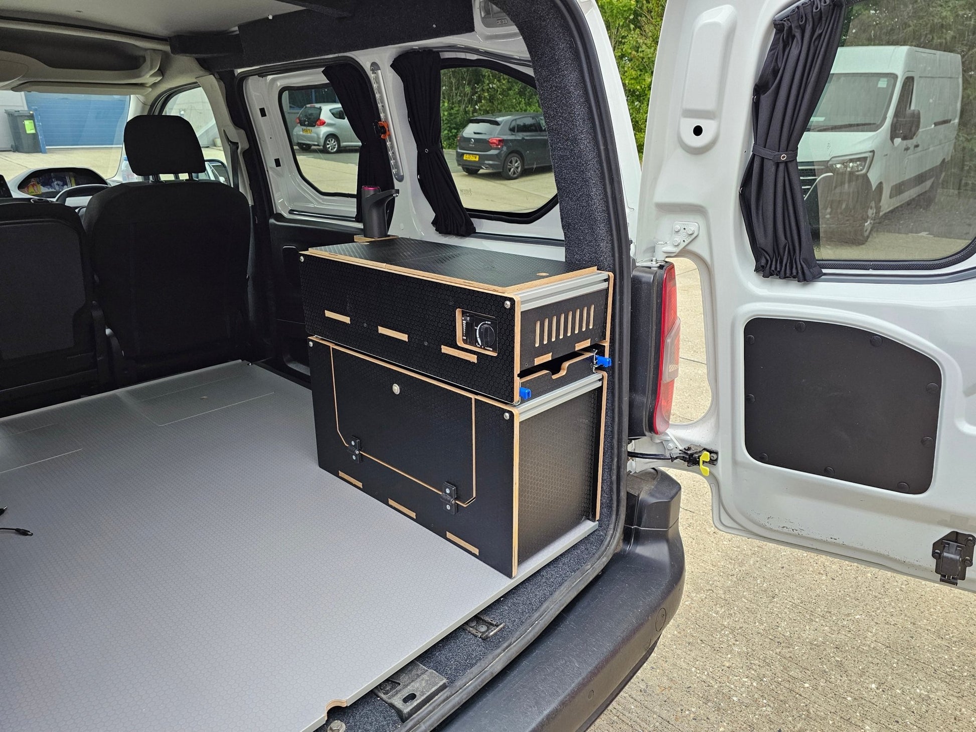 NEW Vangear Caddy - Pod 2.0 sliding campervan kitchen (easy 3 part assembly - NOT flat pack) - Vangear UK